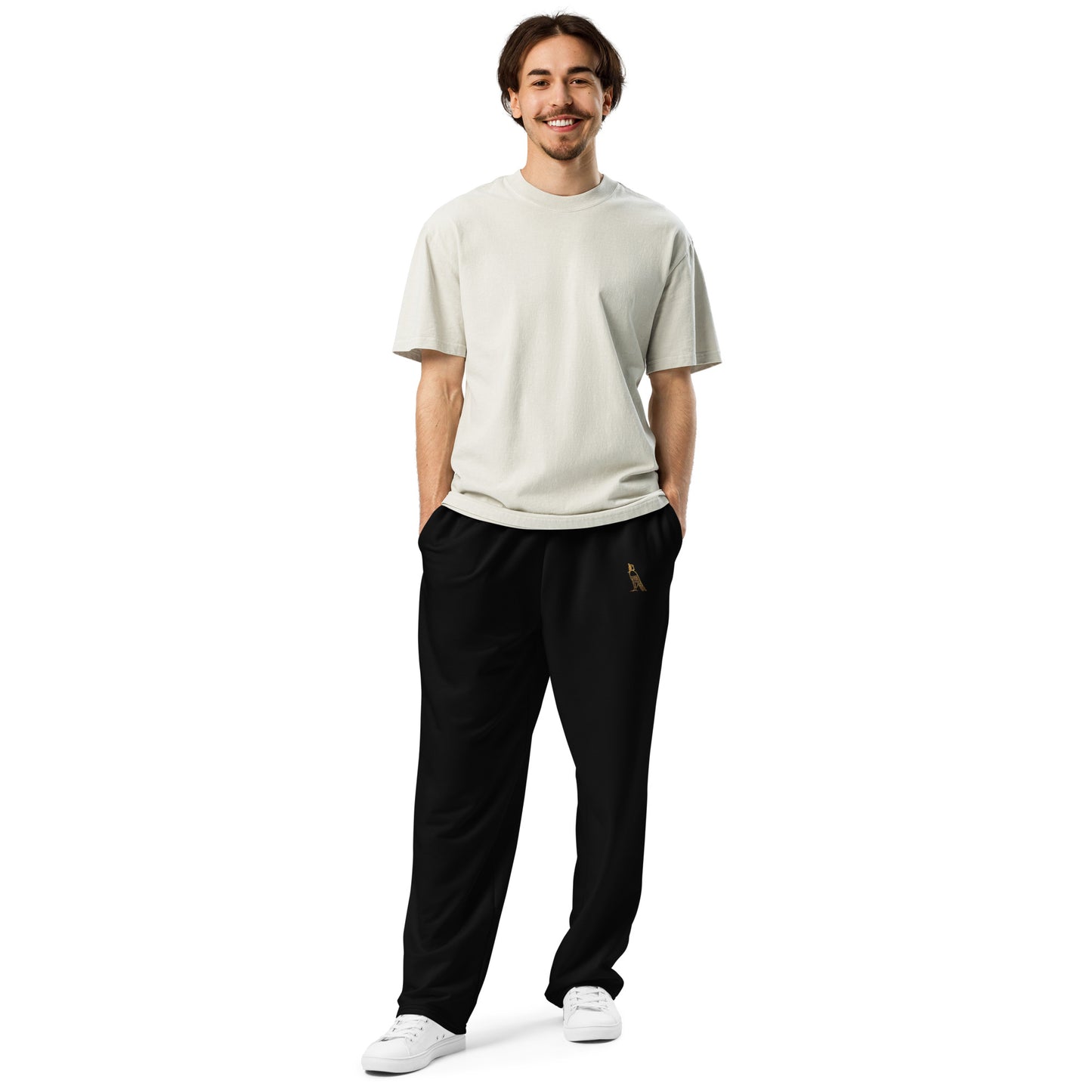 Men's Wide-Leg Joggers | Black