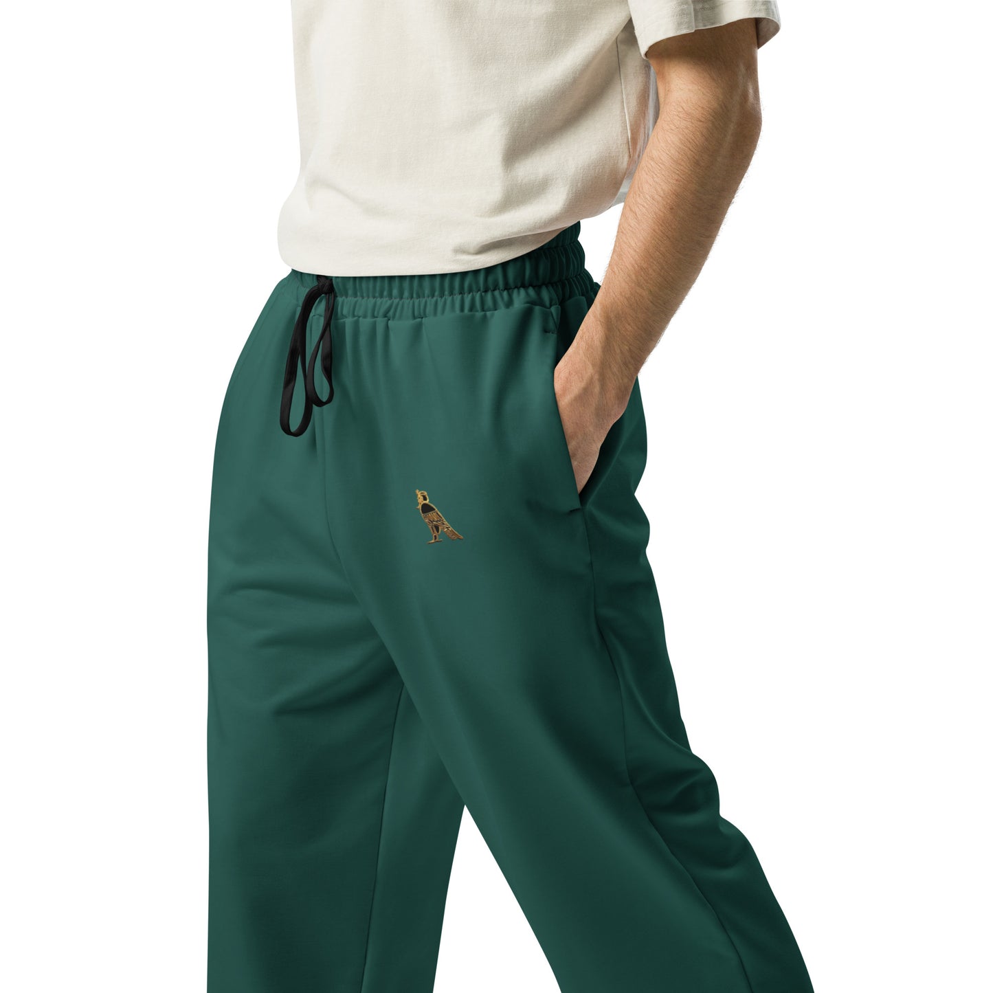 Men's Wide-Leg Joggers | Rainforest Green