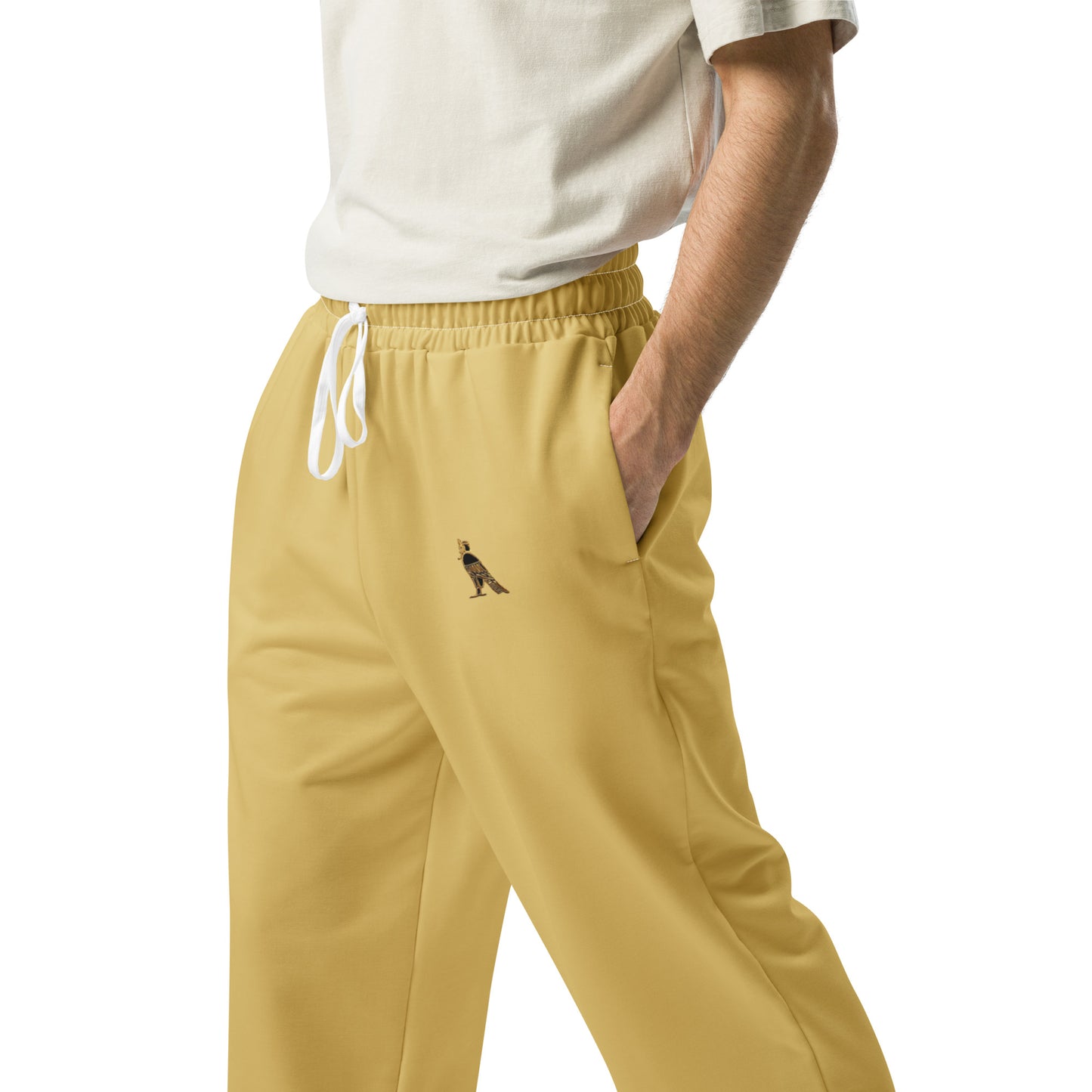 Men's Wide-Leg Joggers | Misted Yellow