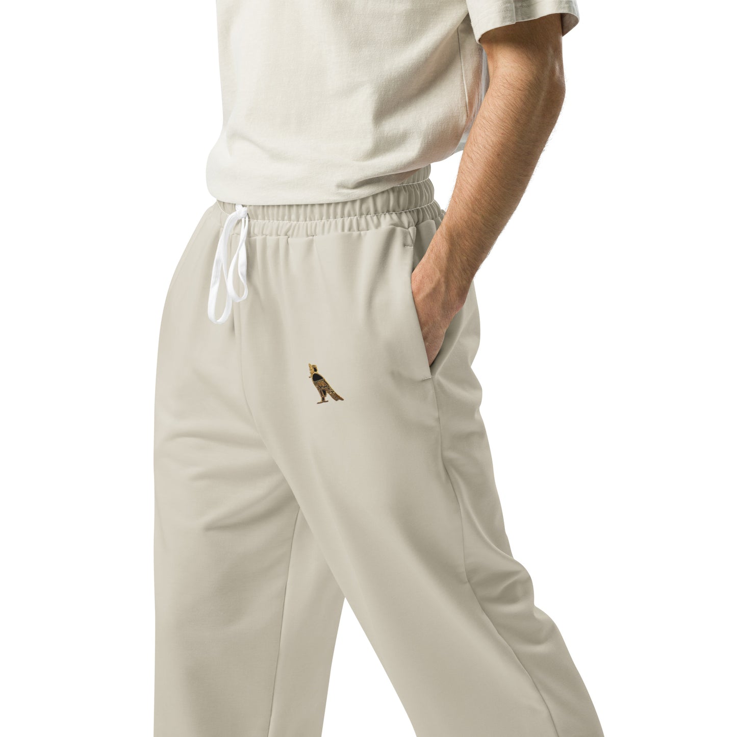 Men's Wide-Leg Joggers | Almond Milk