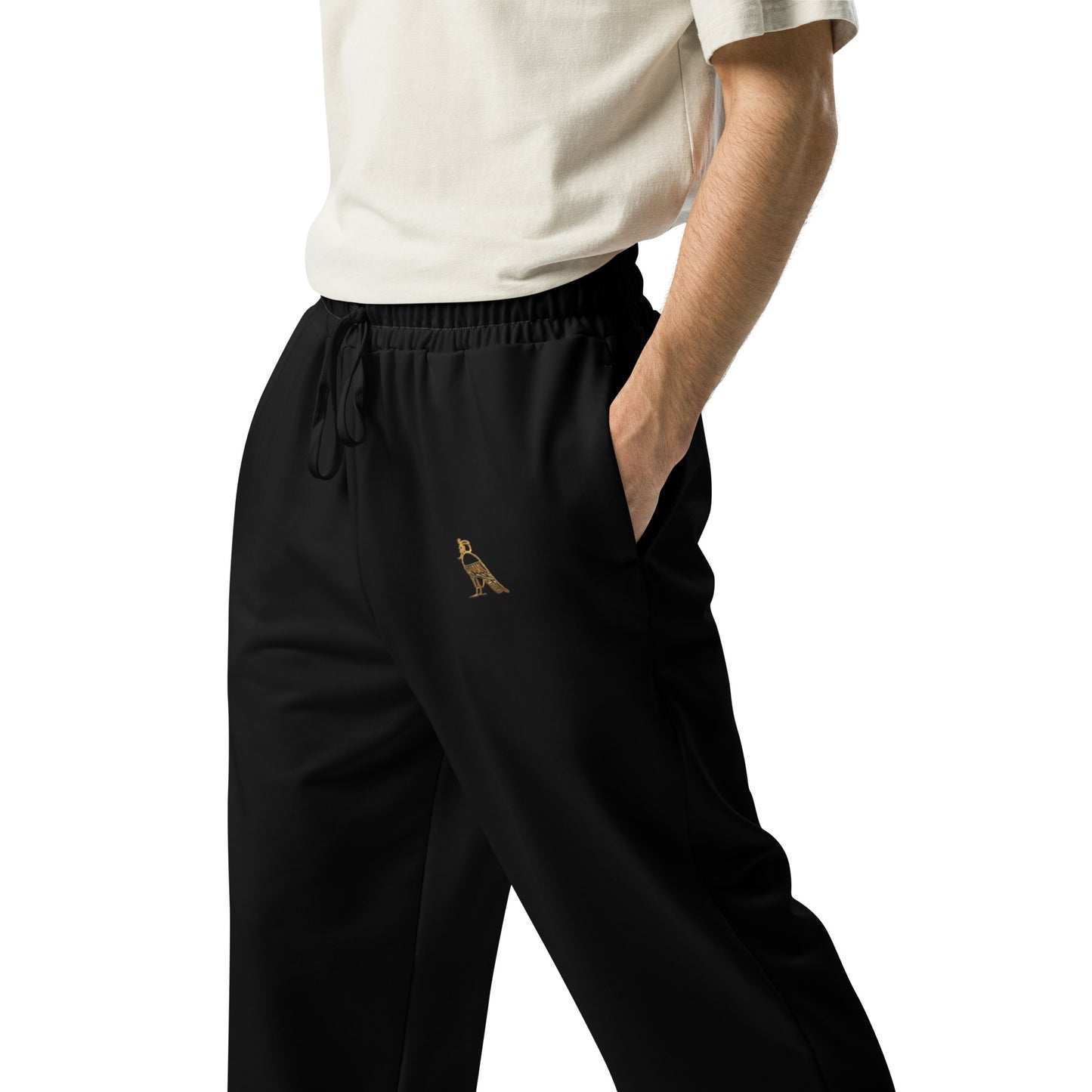 Men's Wide-Leg Joggers | Black