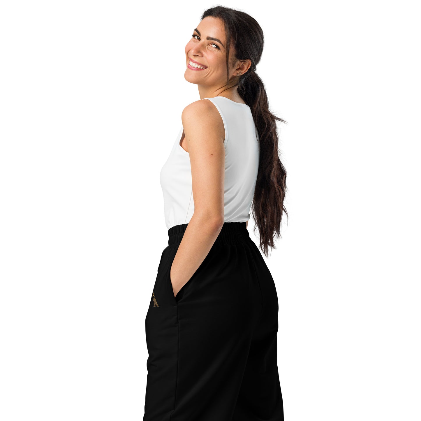 Women's Wide-Leg Joggers | Black