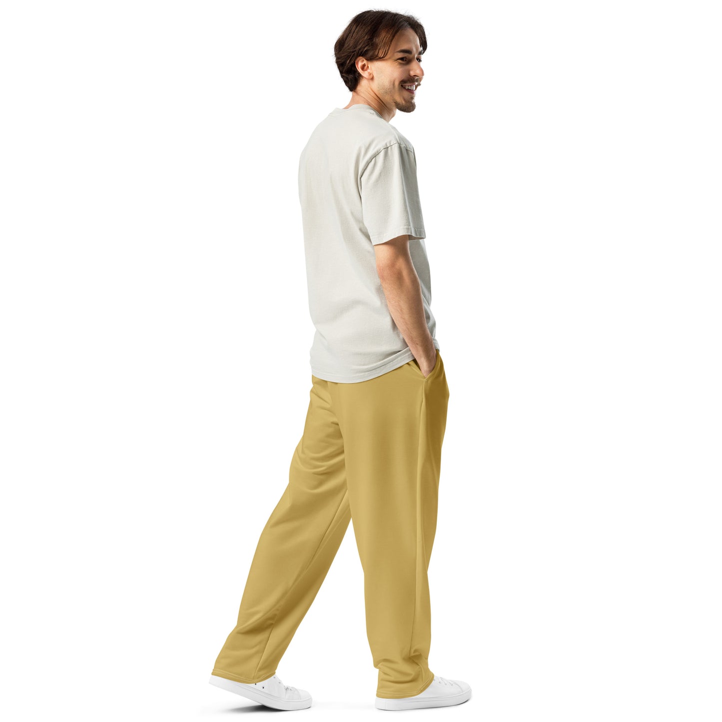 Men's Wide-Leg Joggers | Misted Yellow