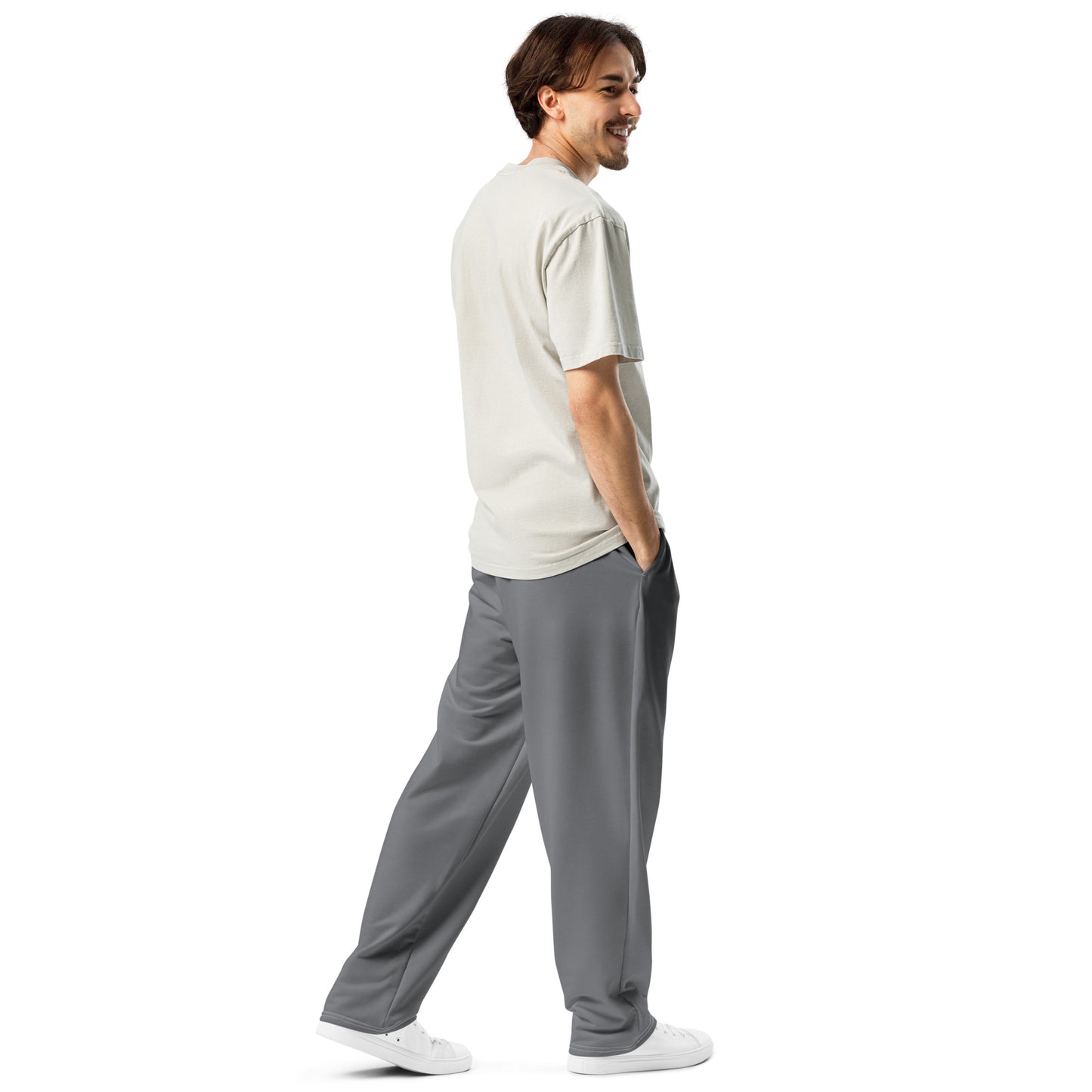 Men's Wide-Leg Joggers | Storm Front Grey