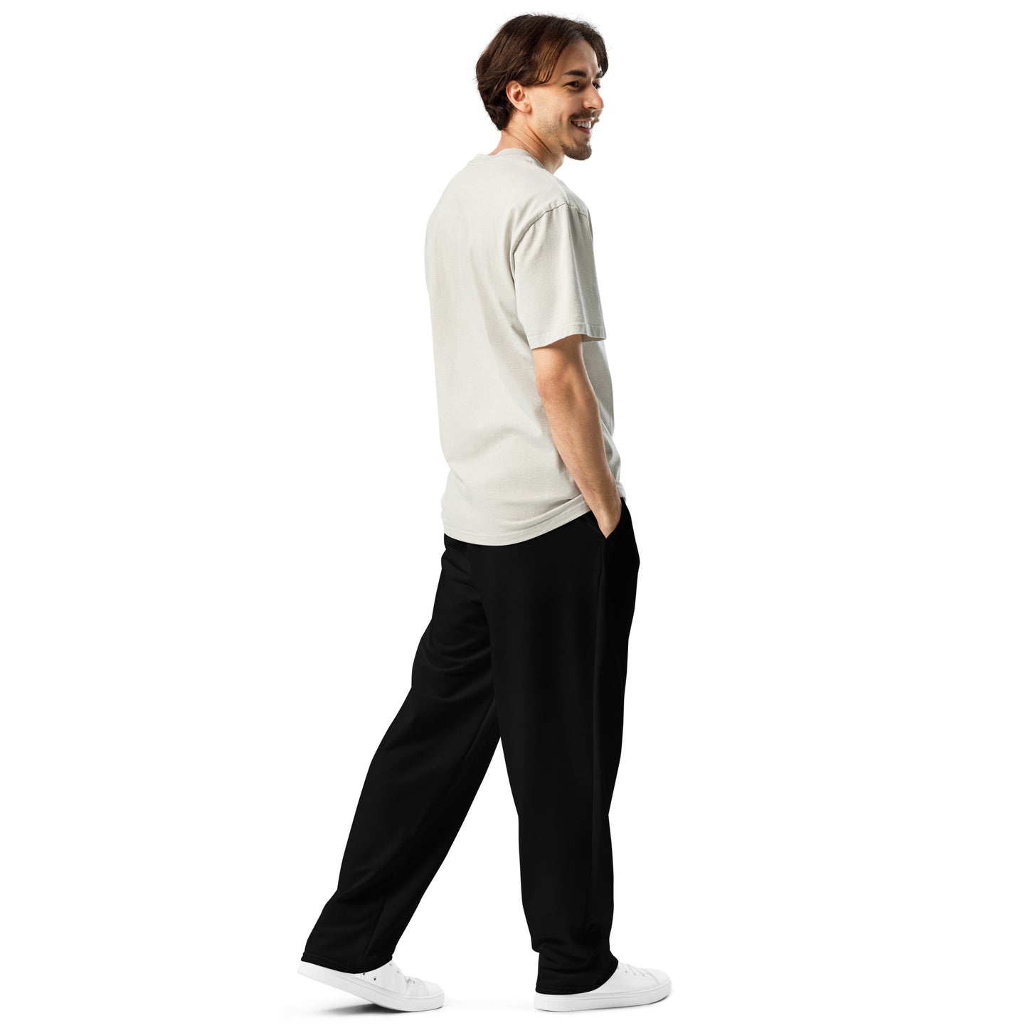 Men's Wide-Leg Joggers | Black
