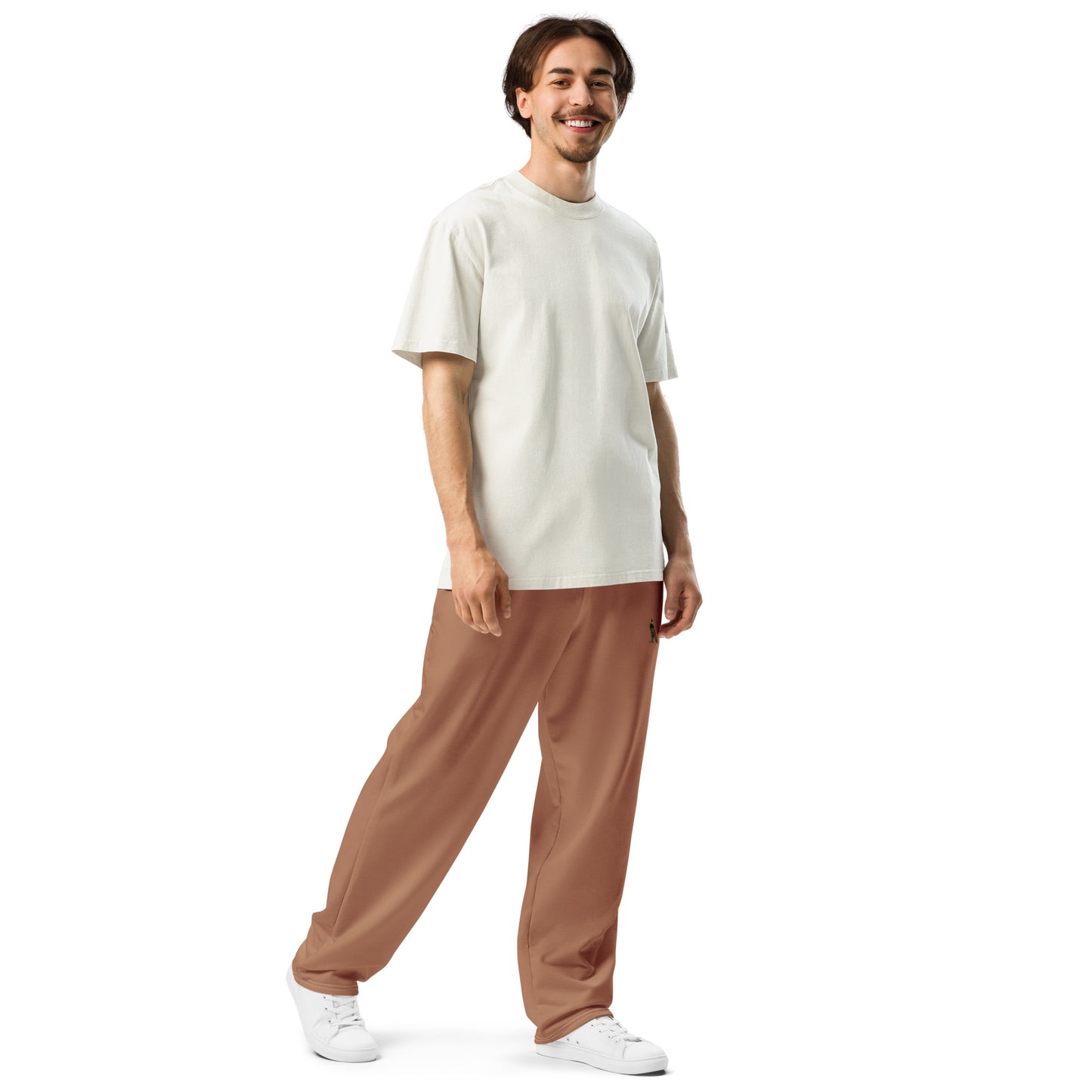 Men's Wide-Leg Joggers | Sunburn Brown