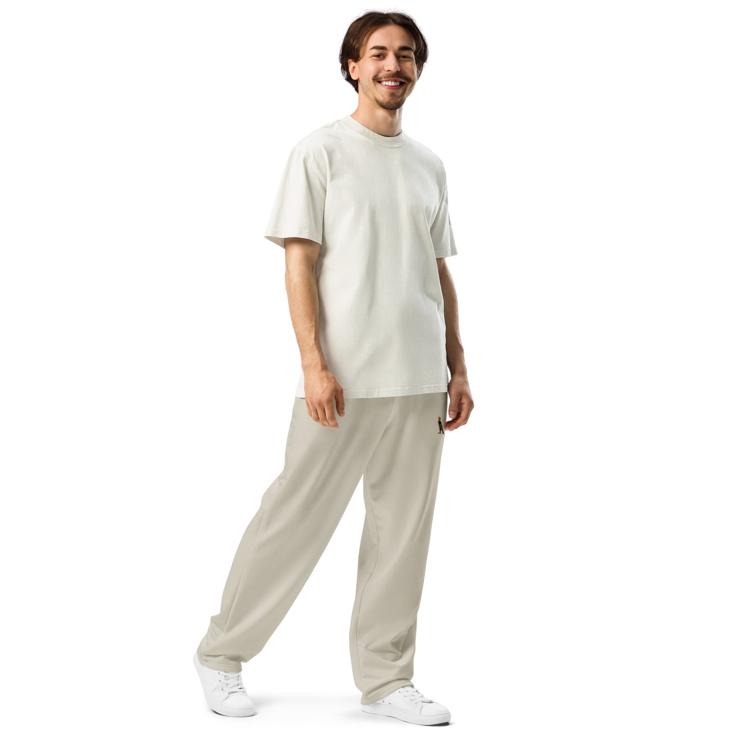 Men's Wide-Leg Joggers | Almond Milk