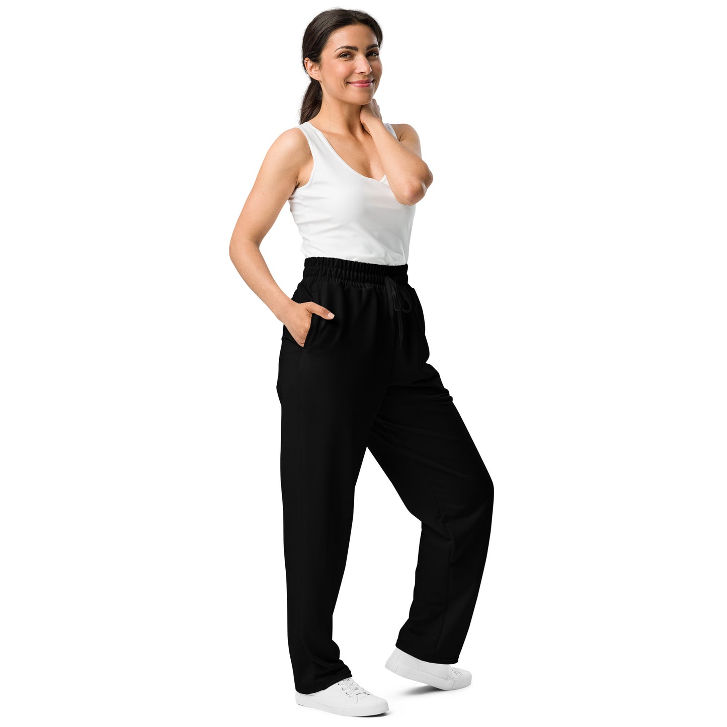 Women's Wide-Leg Joggers | Black