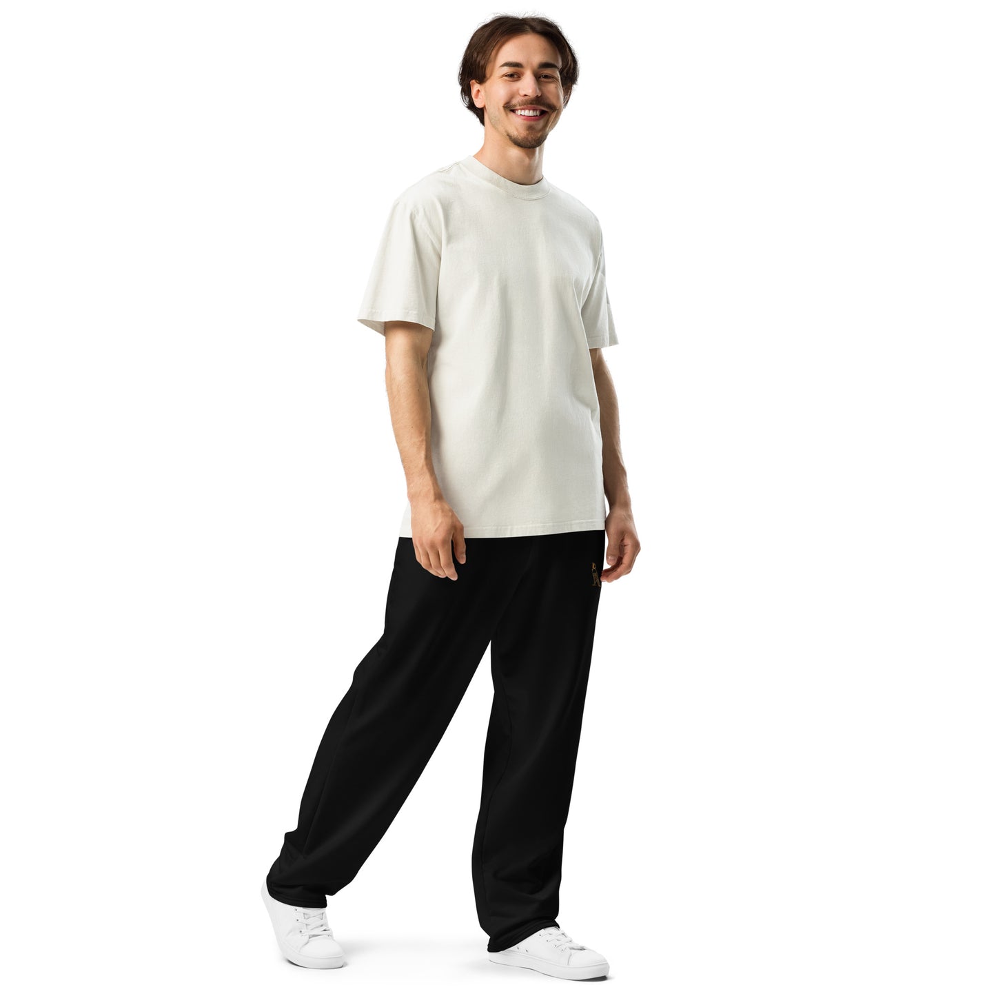 Men's Wide-Leg Joggers | Black