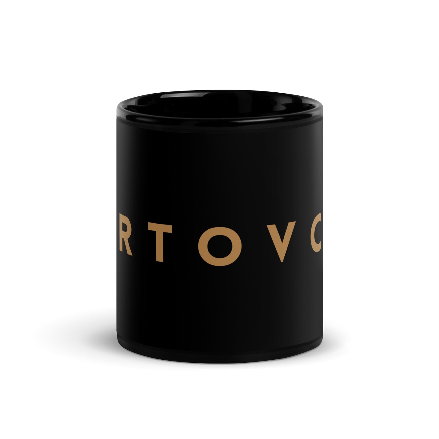Cartovche Black Ceramic Glossy Mug - Large Logo | 15oz or 11oz