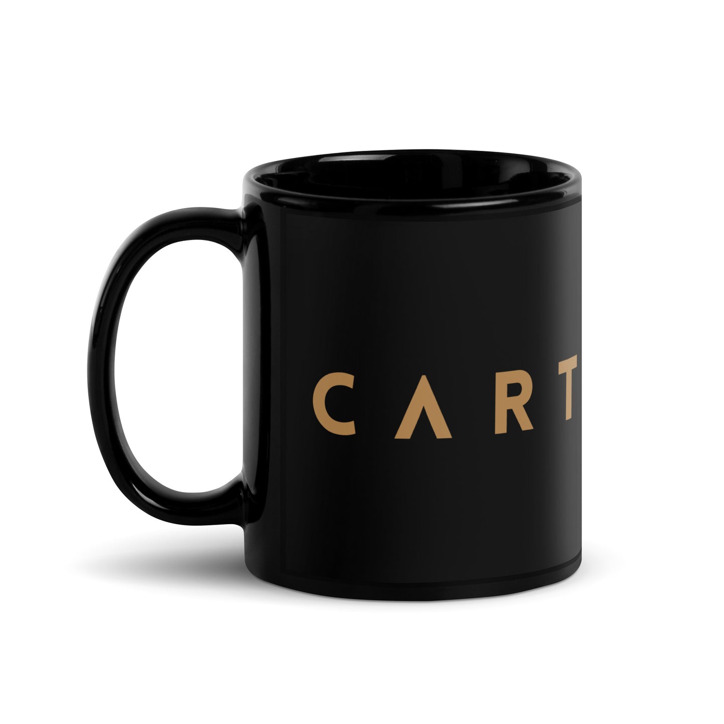 Cartovche Black Ceramic Glossy Mug - Large Logo | 15oz or 11oz