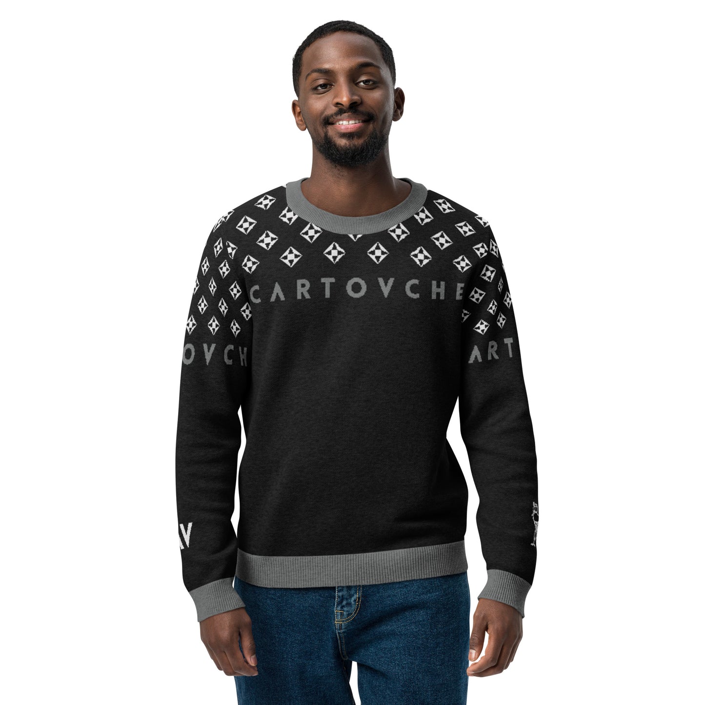 Men's Knitted Crew Neck Sweater | Cartovche