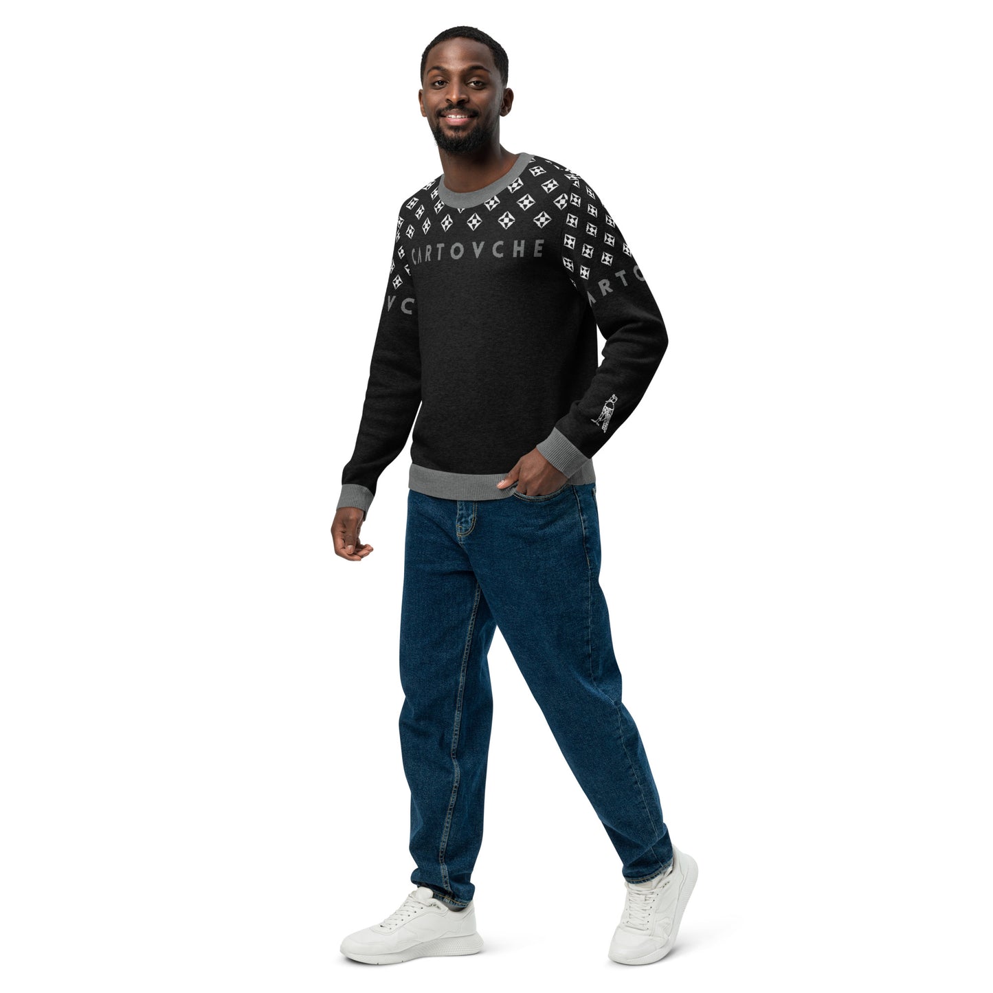 Men's Knitted Crew Neck Sweater | Cartovche