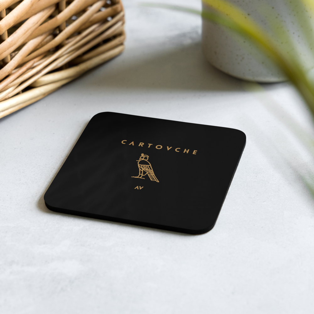 Cartovche Cork-Back Coaster