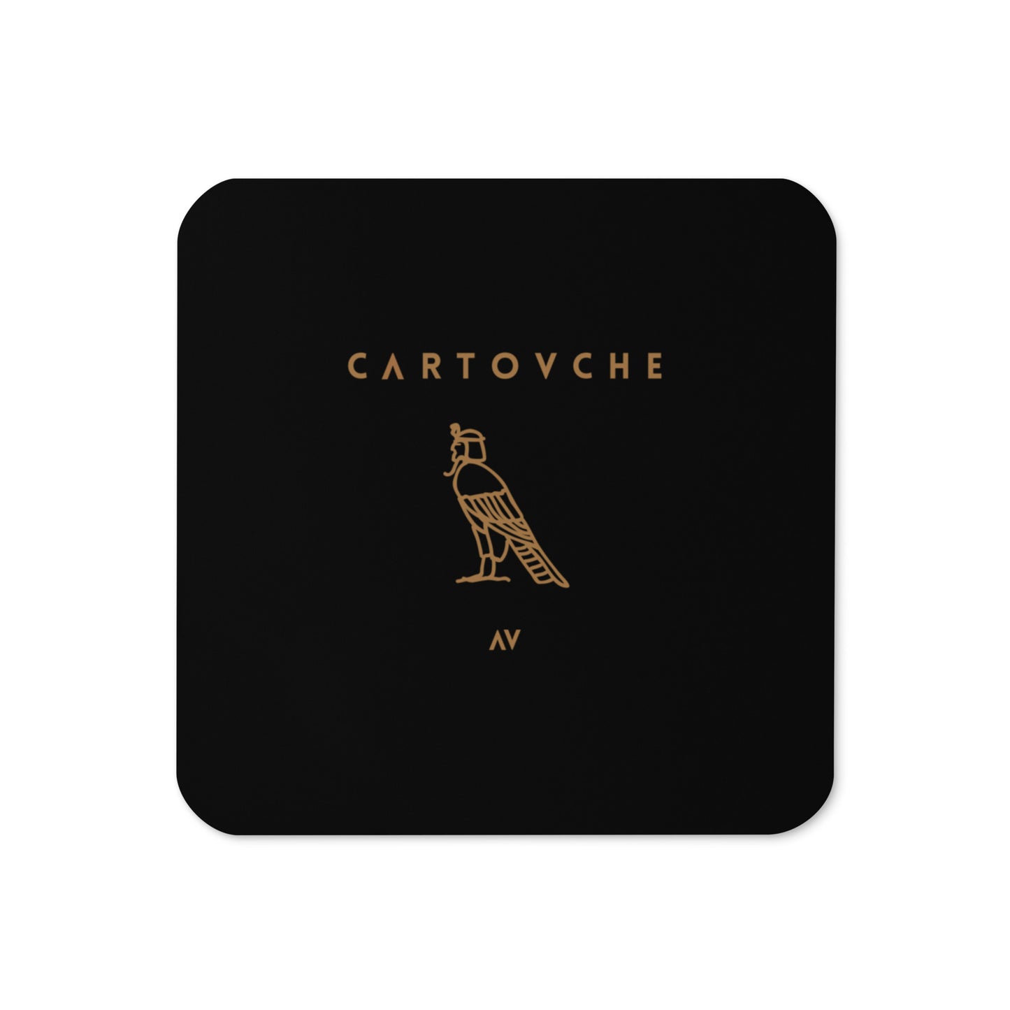 Cartovche Cork-Back Coaster