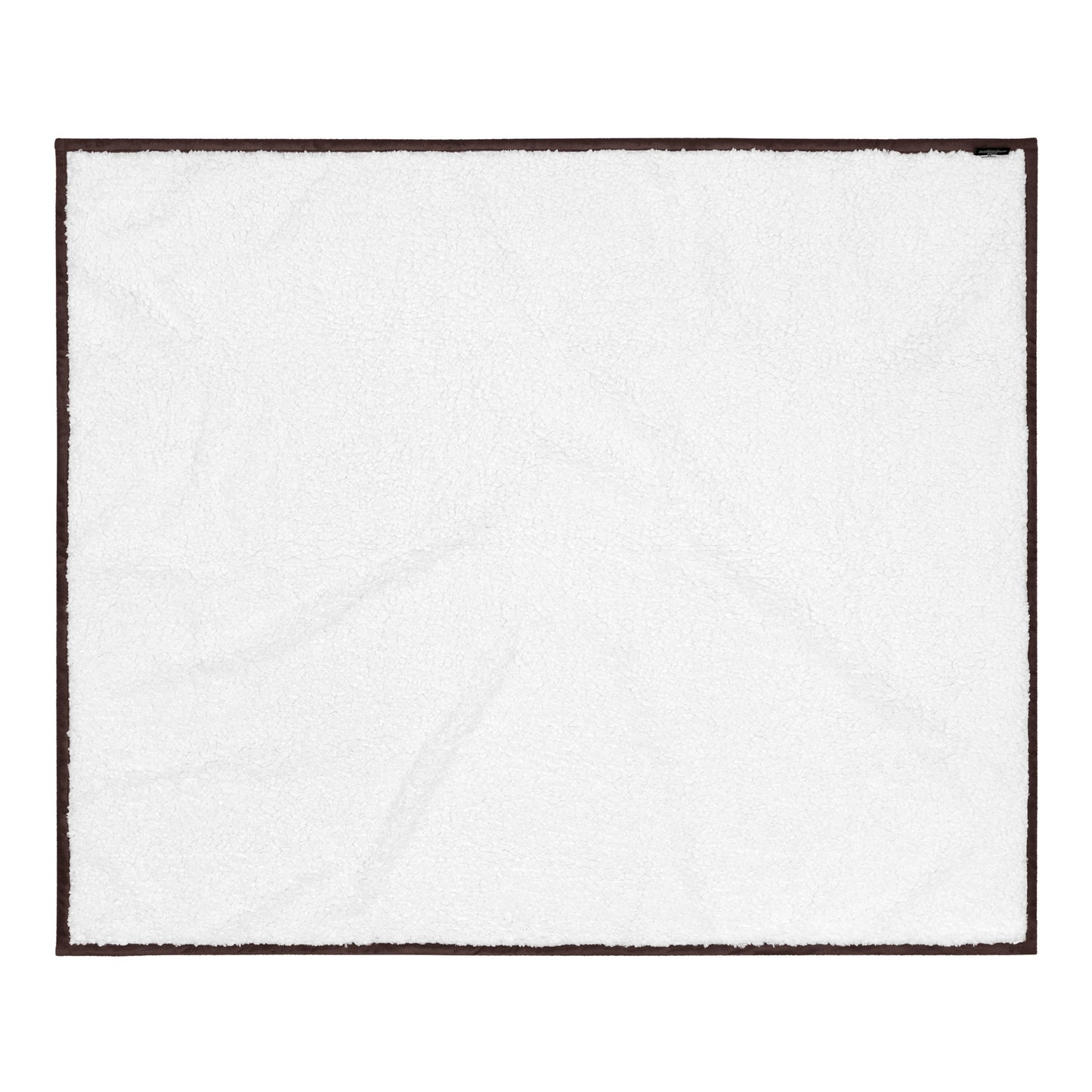 Premium Sherpa Throw Blanket - Embroidered White Label