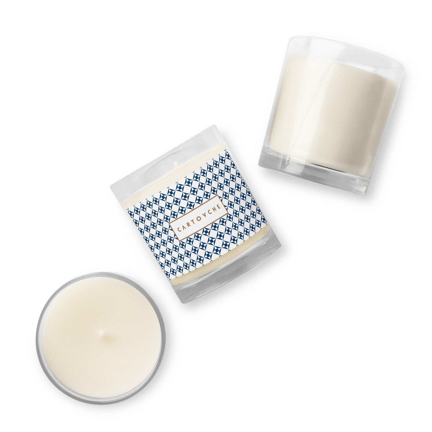 Cartovche Glass Jar Soy Wax Candle