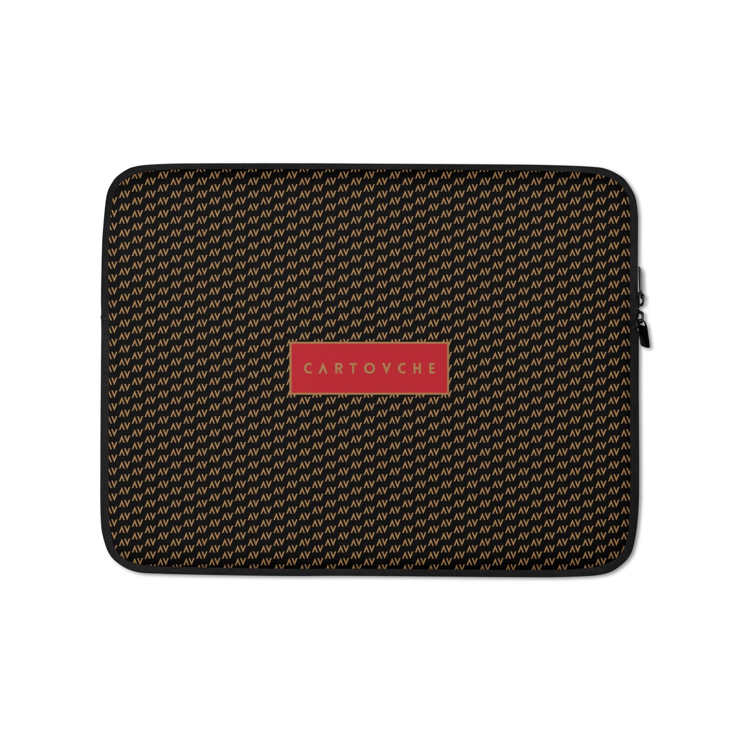 Cartovche Laptop Sleeve - 'AV' Pattern Red Label | 13" or 15"
