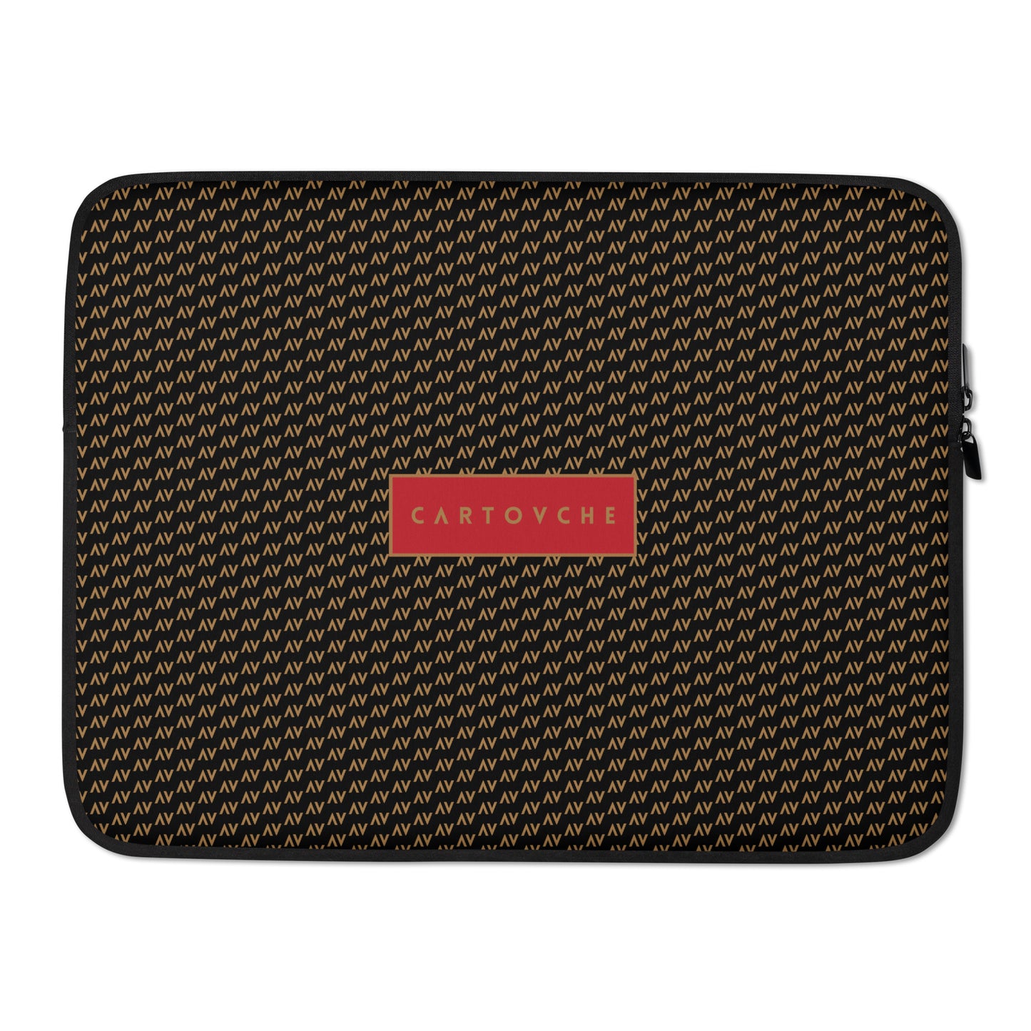 Cartovche Laptop Sleeve - 'AV' Pattern Red Label | 13" or 15"