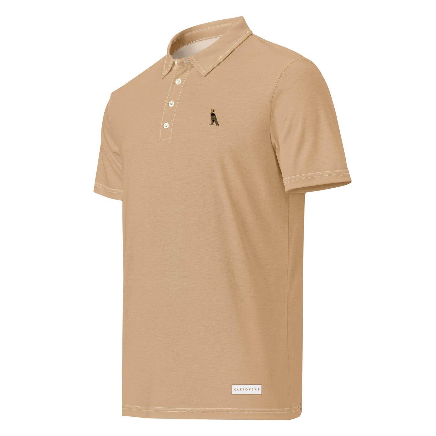 Men’s Slim Fit Polo Shirt | Sheepskin Beige