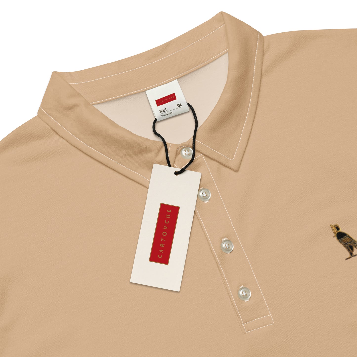 Men’s Slim Fit Polo Shirt | Sheepskin Beige