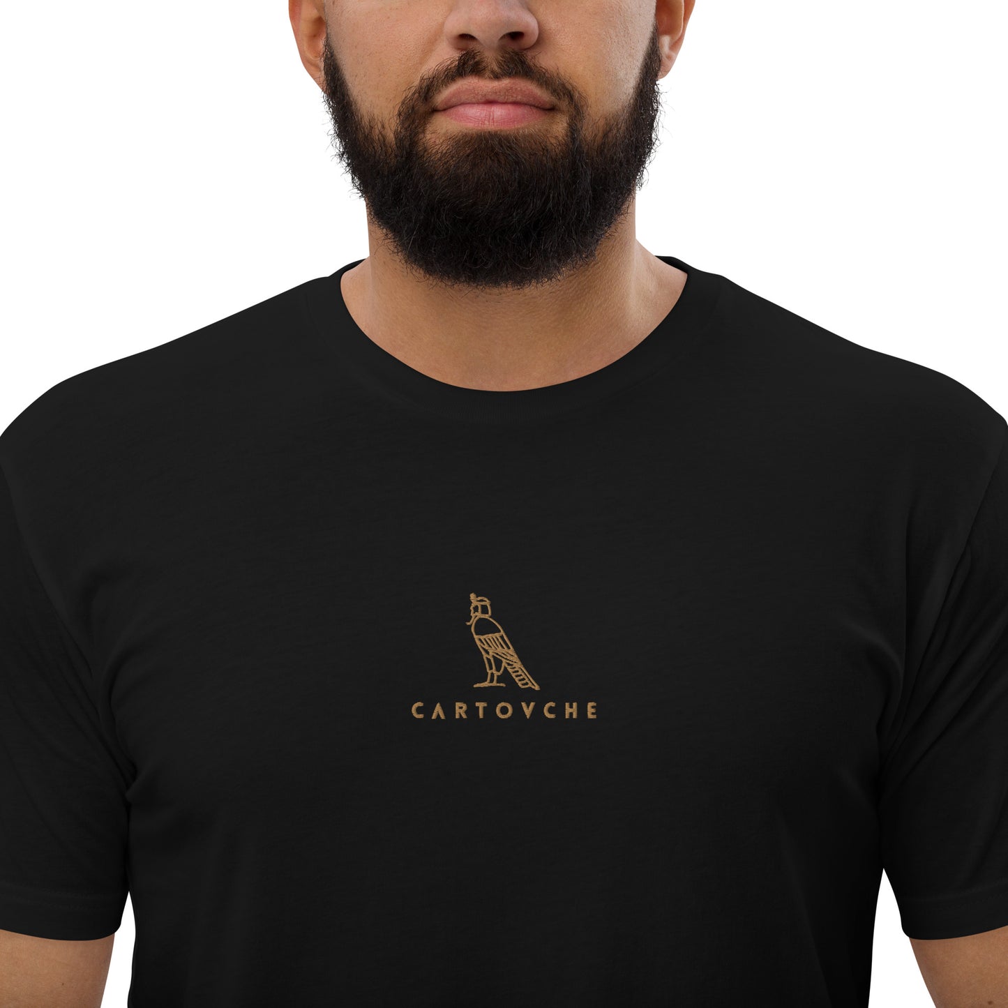 Men's Embroidered 100% Ring-Spun Cotton T-shirt