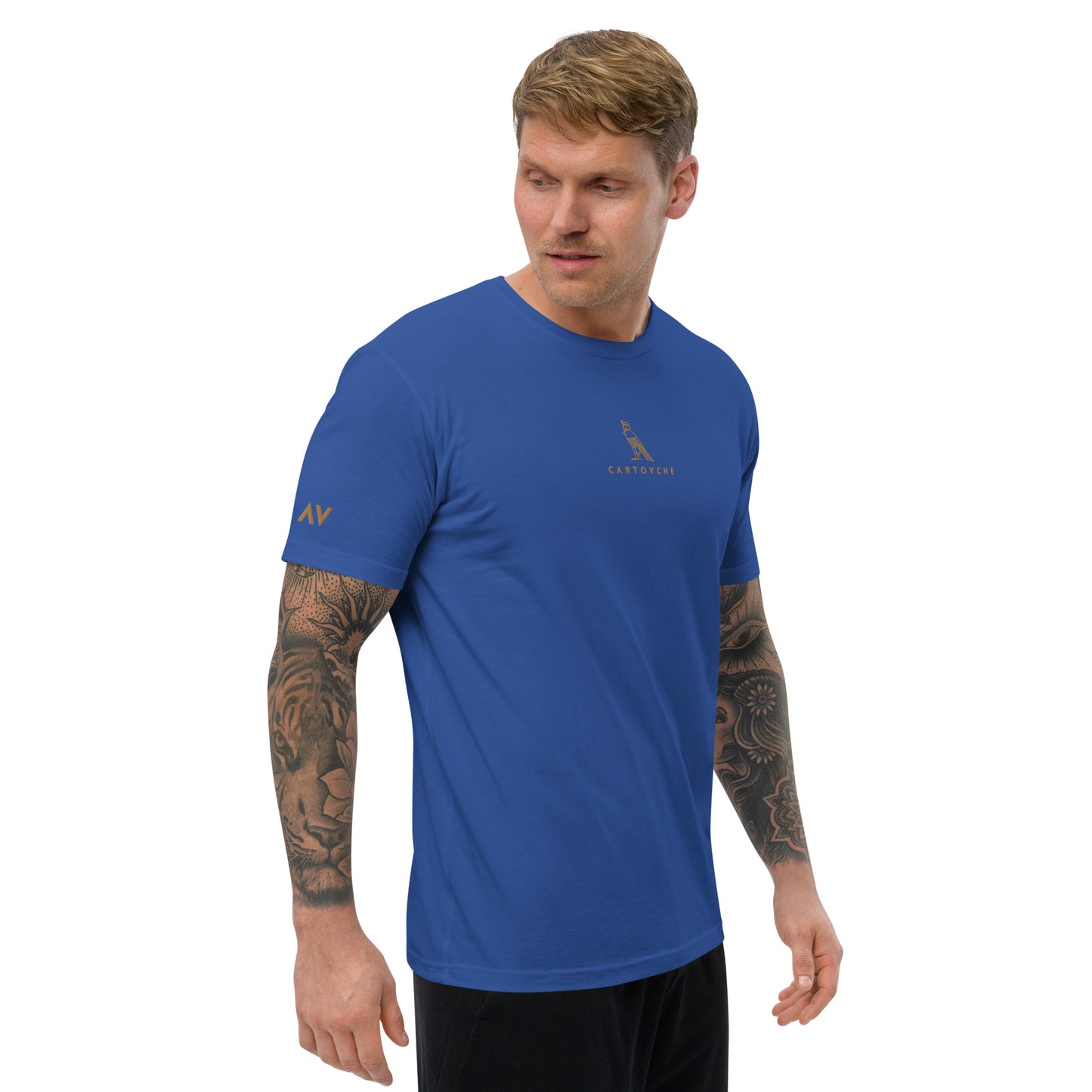 Men's Embroidered 100% Ring-Spun Cotton T-shirt