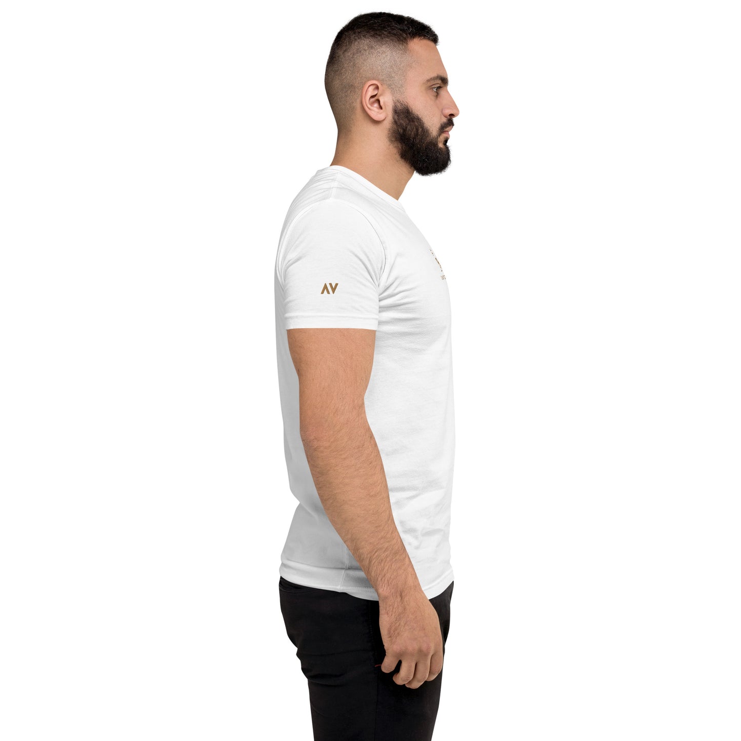 Men's Embroidered 100% Ring-Spun Cotton T-shirt