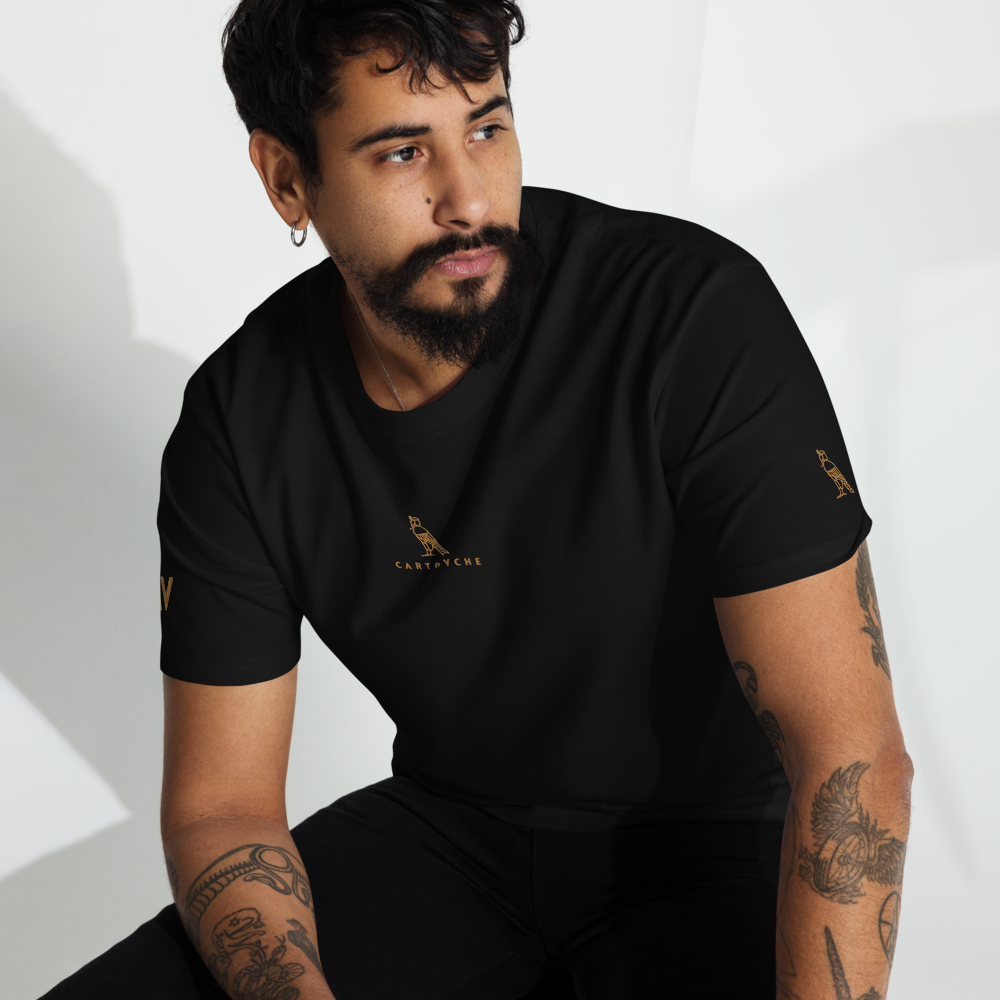 Men’s Embroidered 100% Cotton Heavyweight T-Shirt