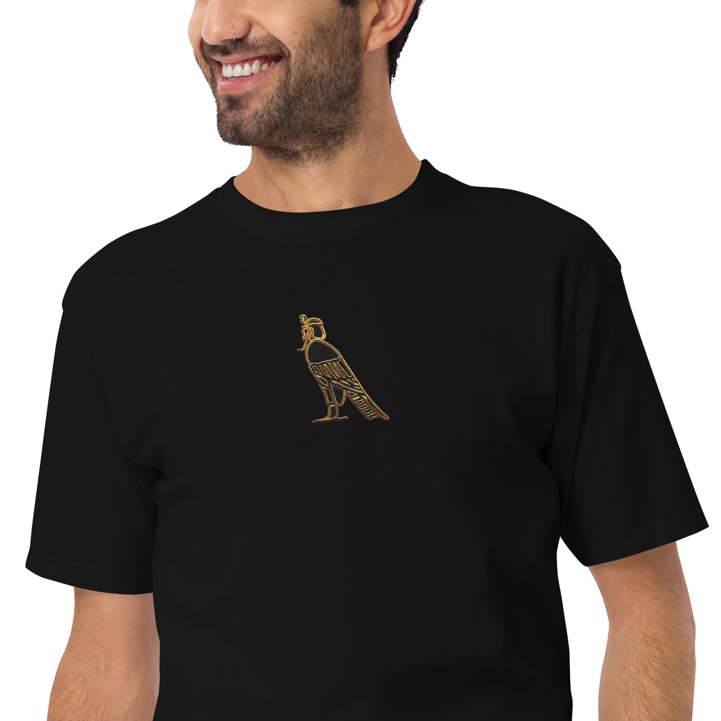 Men’s 100% Combed Ring-Spun Cotton Heavyweight Tee | Pharaoh Collection