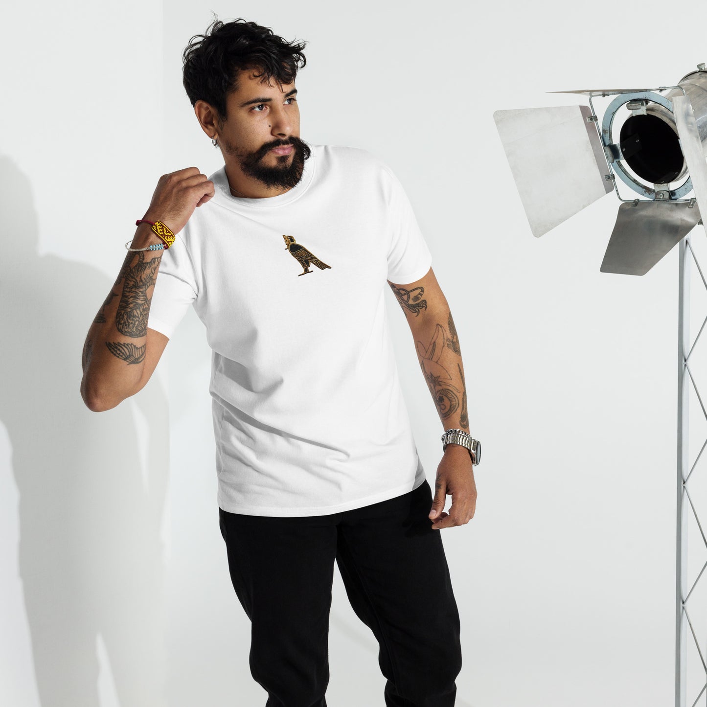 Men’s 100% Combed Ring-Spun Cotton Heavyweight Tee | Pharaoh Collection