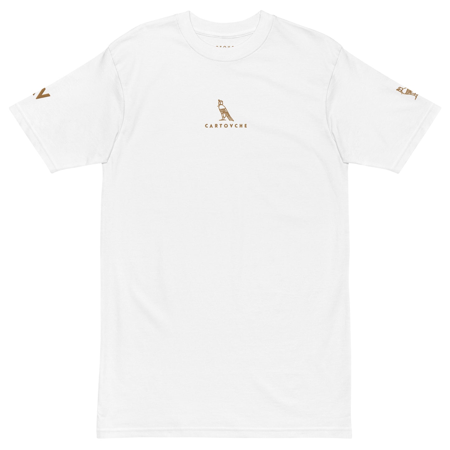 Men’s Embroidered 100% Cotton Heavyweight T-Shirt