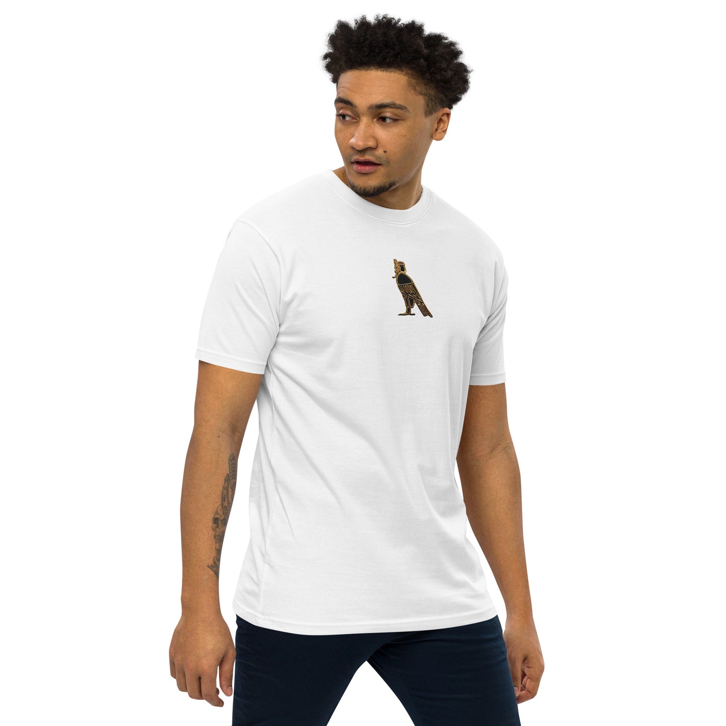 Men’s 100% Combed Ring-Spun Cotton Heavyweight Tee | Pharaoh Collection