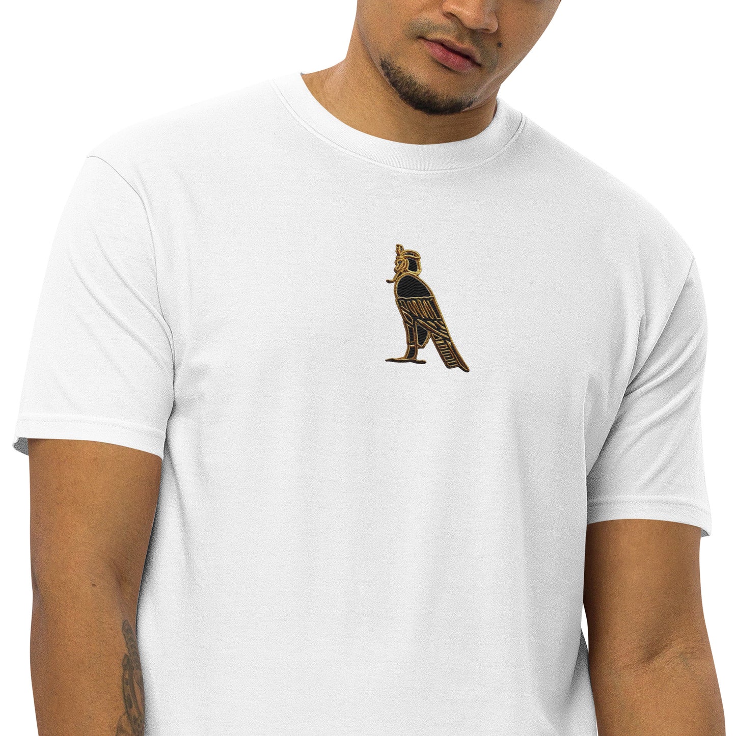 Men’s 100% Combed Ring-Spun Cotton Heavyweight Tee | Pharaoh Collection