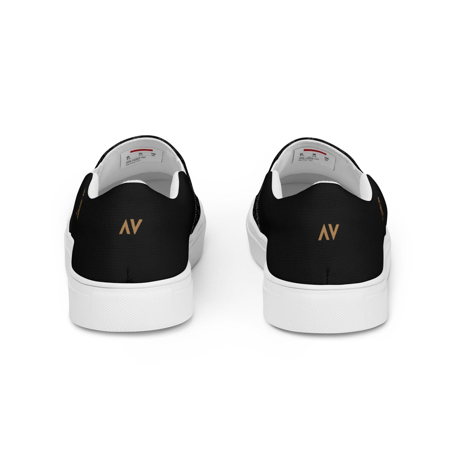 Men’s Slip-On Canvas Shoes | 'Cartovche Ramesses' (Black)