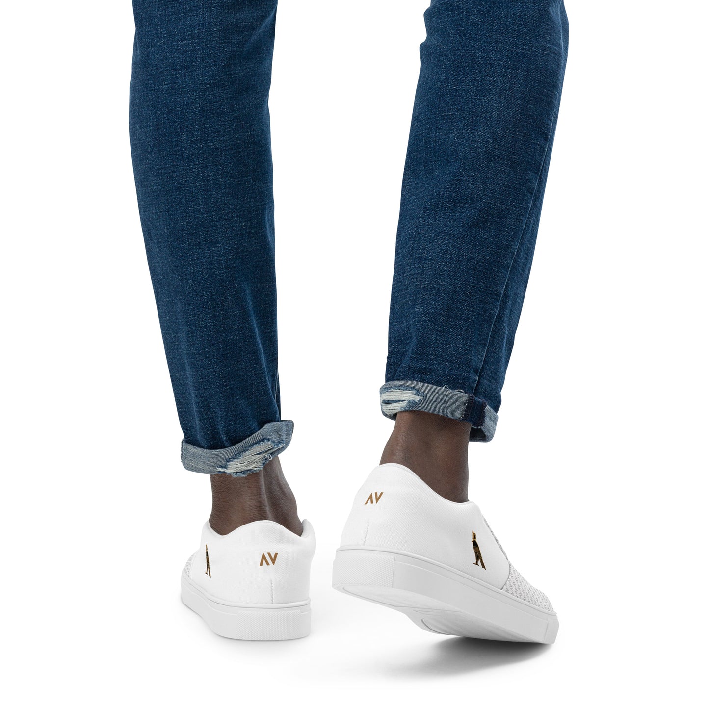 Men’s Slip-On Canvas Shoes | 'Cartovche Ramesses' (White)