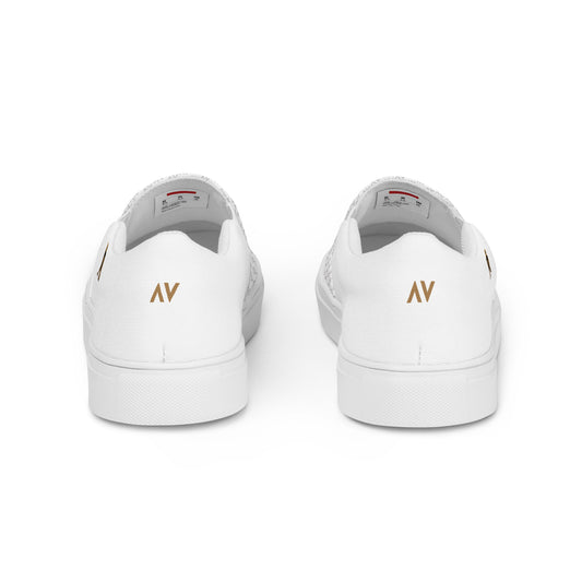 Men’s Slip-On Canvas Shoes | 'Cartovche Ramesses' (White)