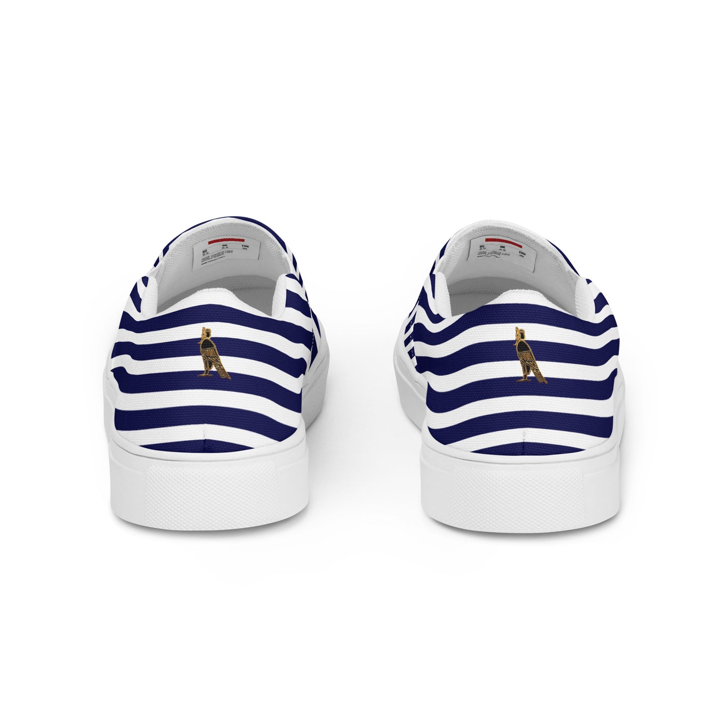 Men’s Slip-On Canvas Shoes | 'Cartovche Ramesses' (Blue & White Stripe)