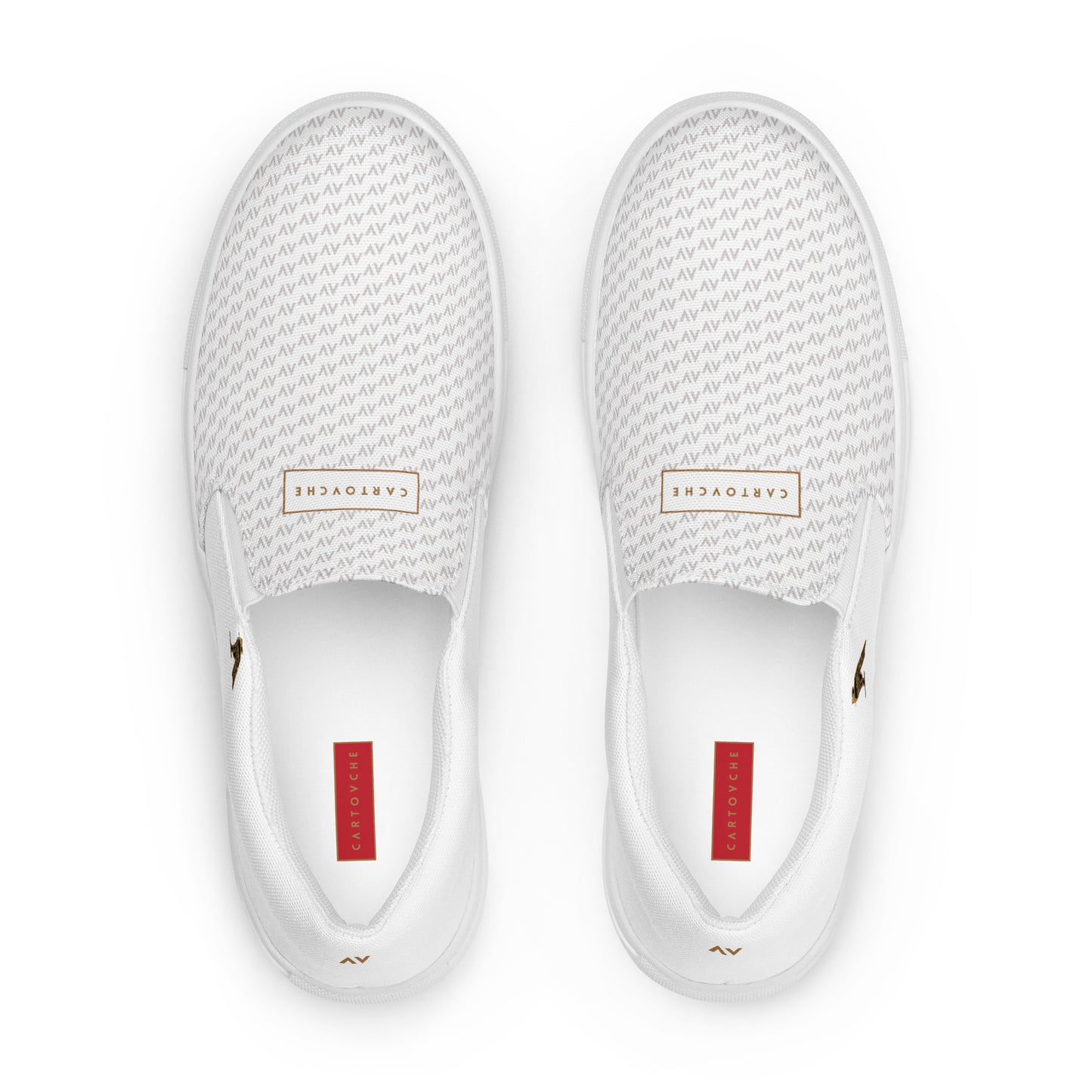 Men’s Slip-On Canvas Shoes | 'Cartovche Ramesses' (White)