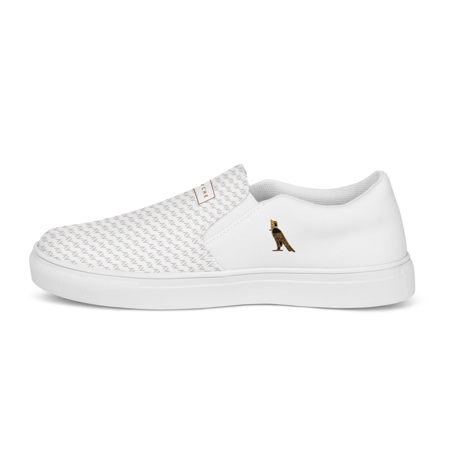 Men’s Slip-On Canvas Shoes | 'Cartovche Ramesses' (White)