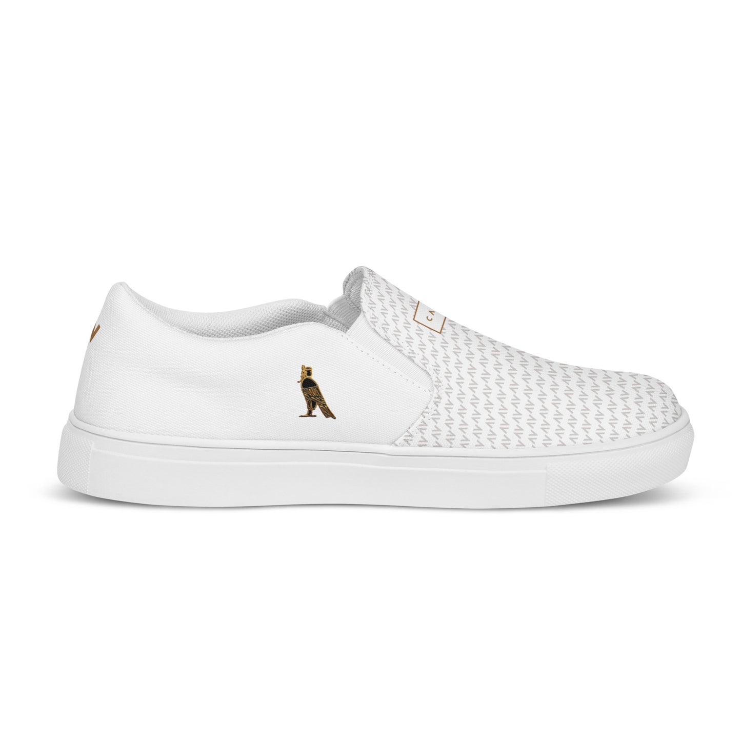 Men’s Slip-On Canvas Shoes | 'Cartovche Ramesses' (White)