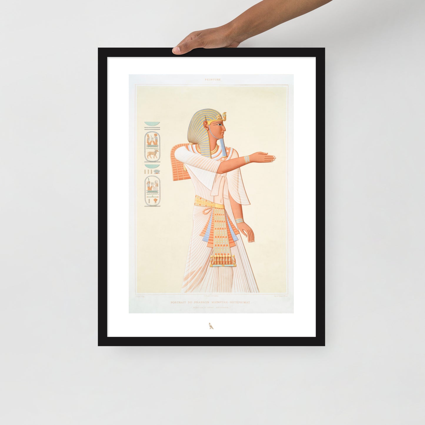 'Pharaoh Merenptah' | 18" x 24" Wood Framed Poster
