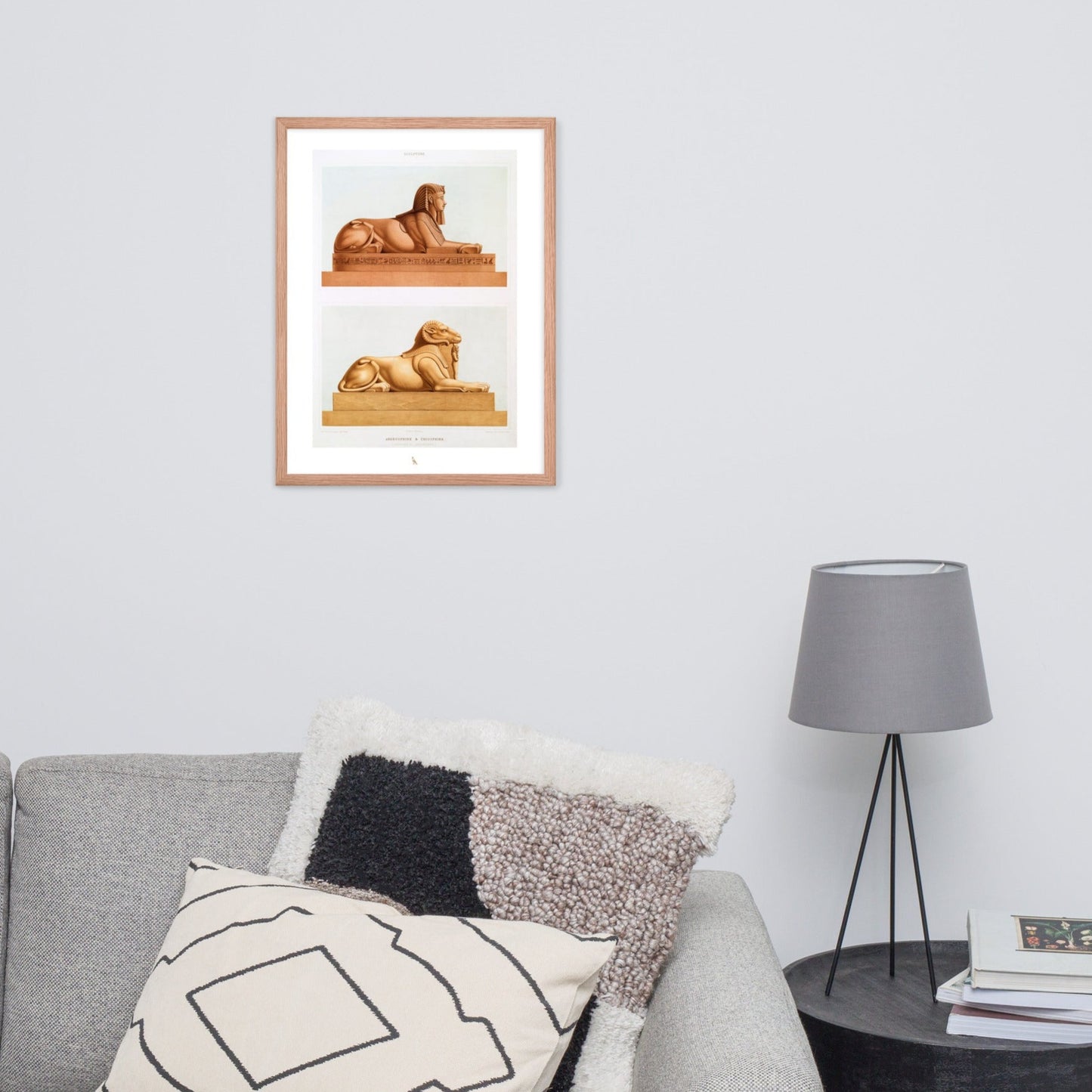 'Androsphinx & Criosphinx' | 18" x 24" Wood Framed Poster