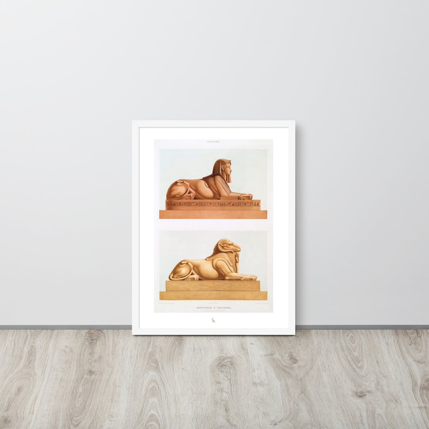 'Androsphinx & Criosphinx' | 18" x 24" Wood Framed Poster