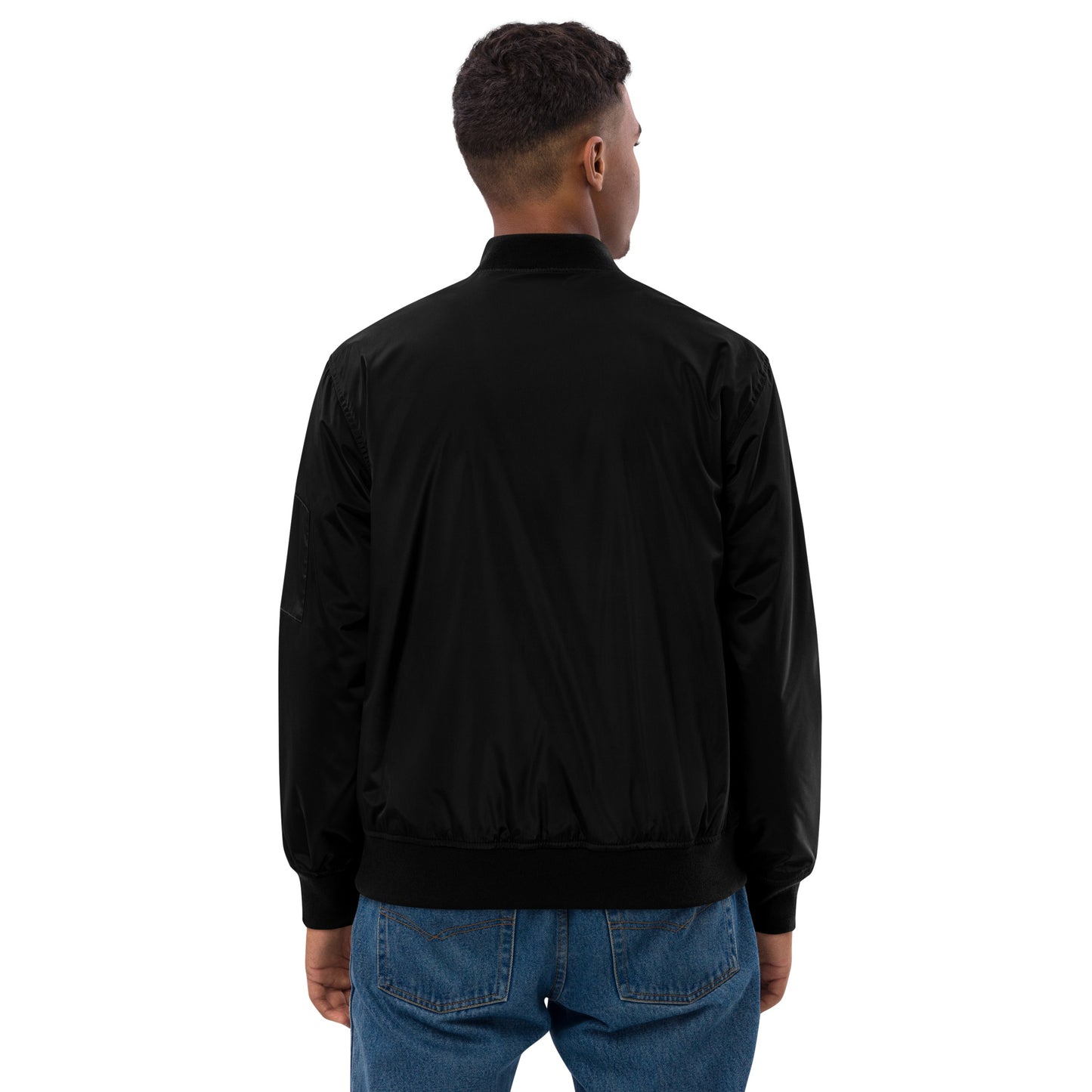 Cartovche Men's Embroidered Bomber Jacket