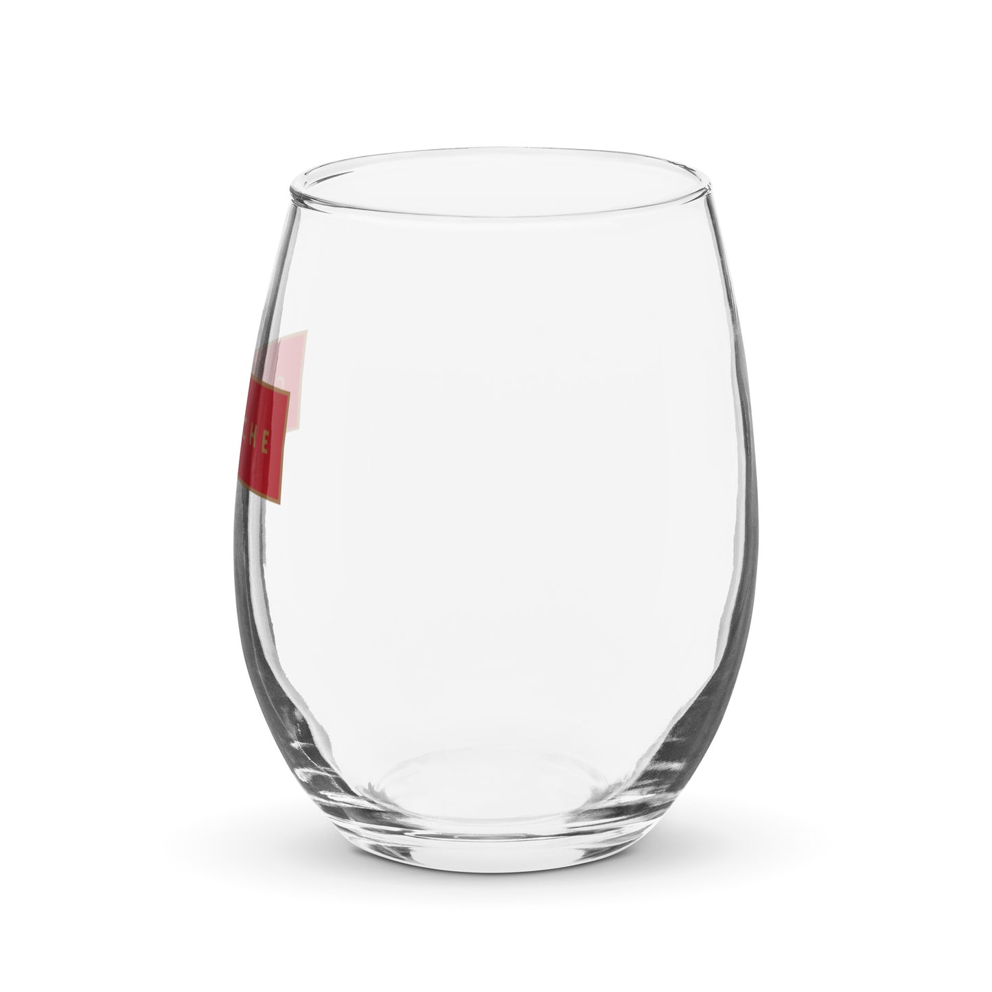 Cartovche 15oz Stemless Wine Glass - Red Label