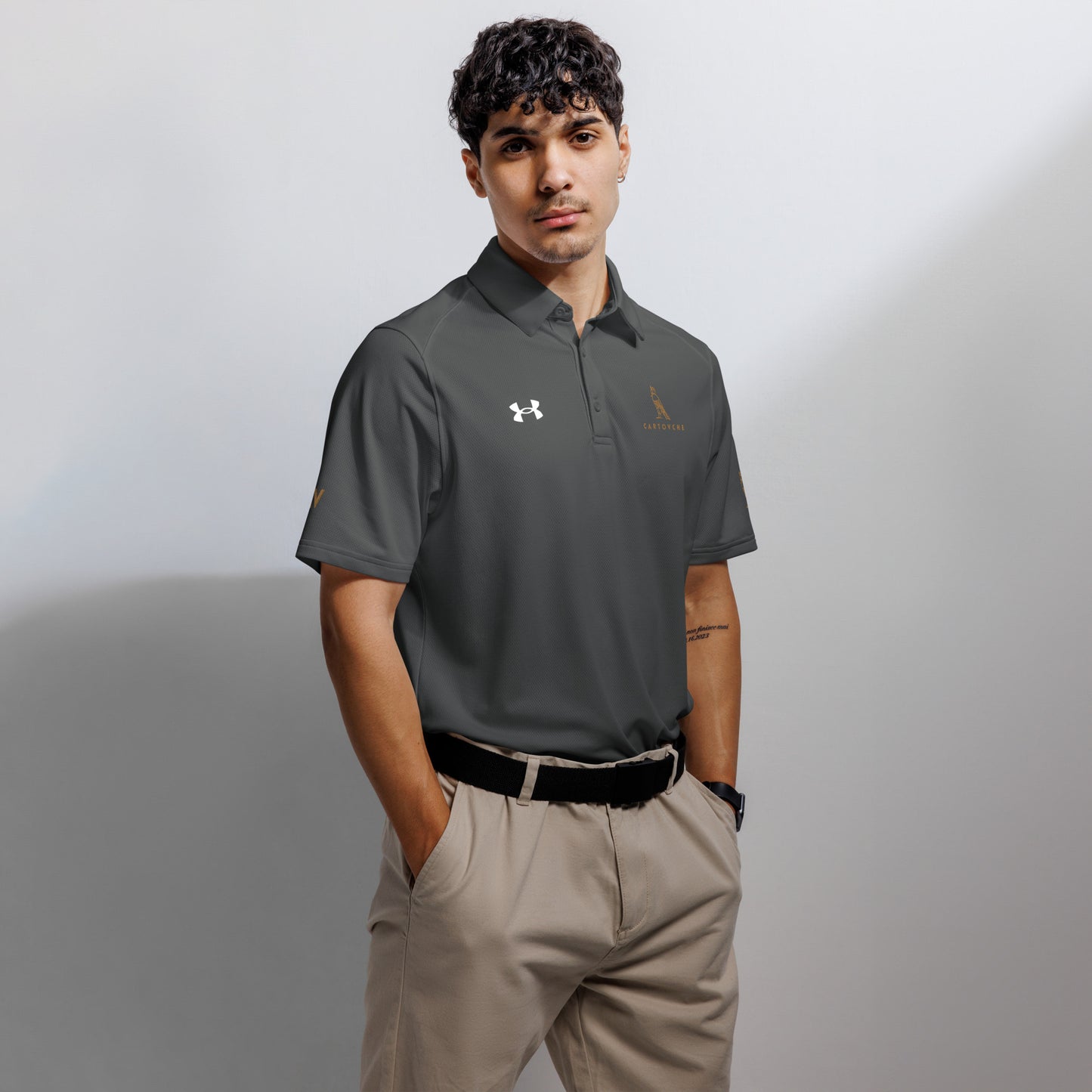 Under Armour® x Cartovche Men's Polo Shirt - Horus + Cartovche Logos