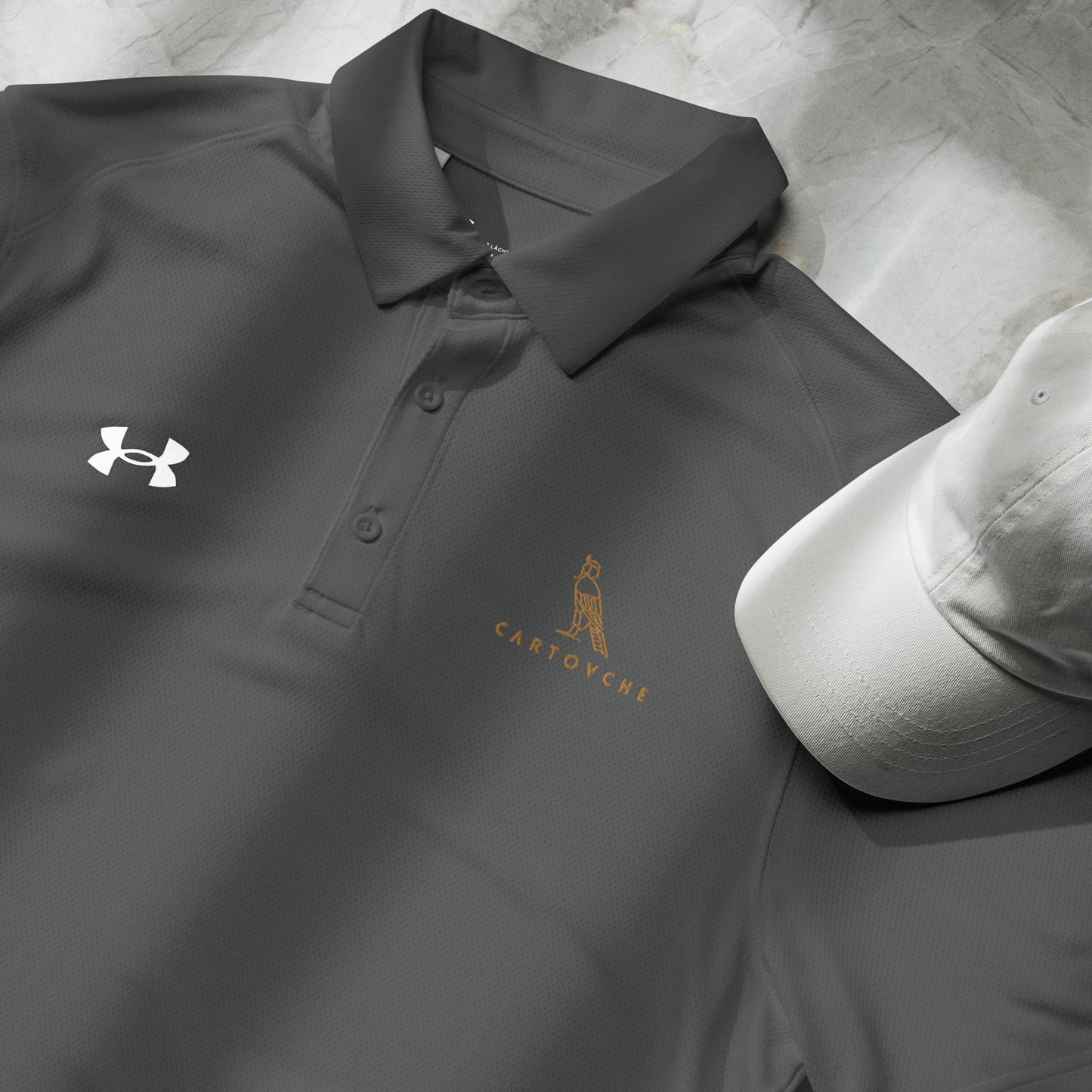 Under Armour® x Cartovche Men's Polo Shirt - Horus + Cartovche Logos
