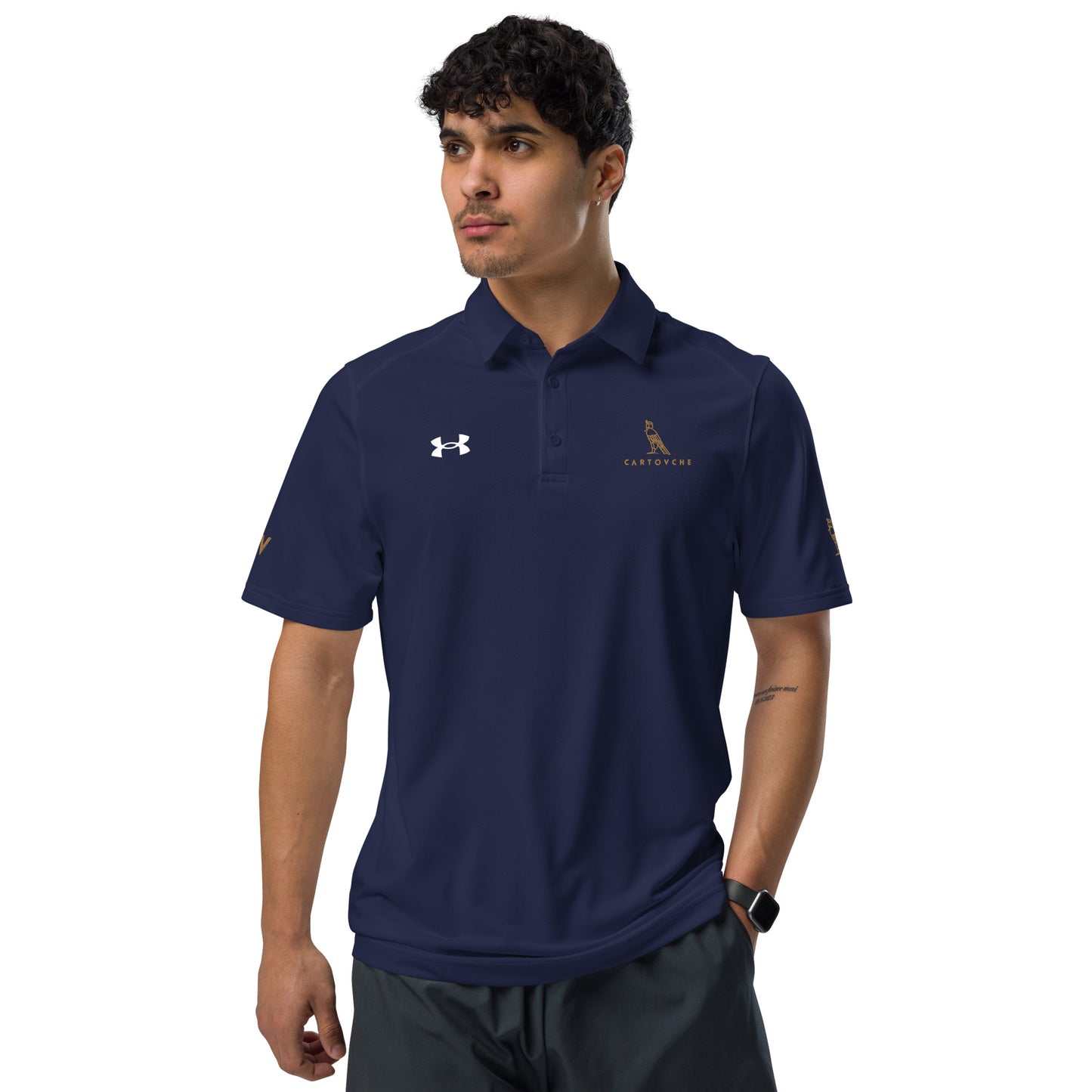 Under Armour® x Cartovche Men's Polo Shirt - Horus + Cartovche Logos