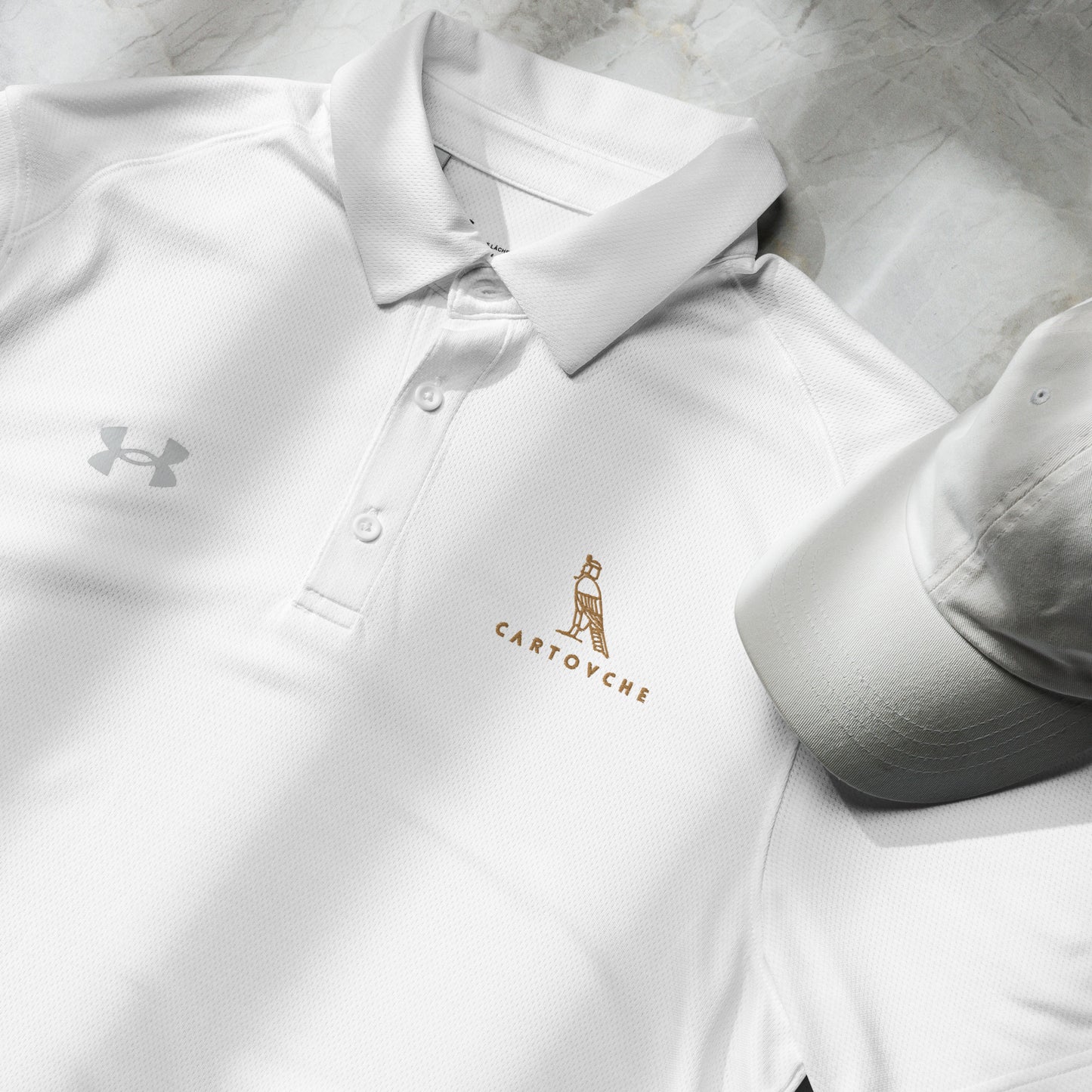 Under Armour® x Cartovche Men's Polo Shirt - Horus + Cartovche Logos
